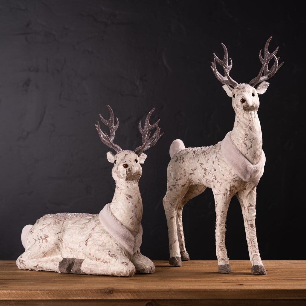 Plush-Holiday-Deer-Decor-(Set-of-2)-Decor