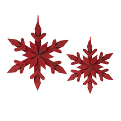 Fir-Wood-Snowflake-Ornament-(Set-of-4)-Ornaments