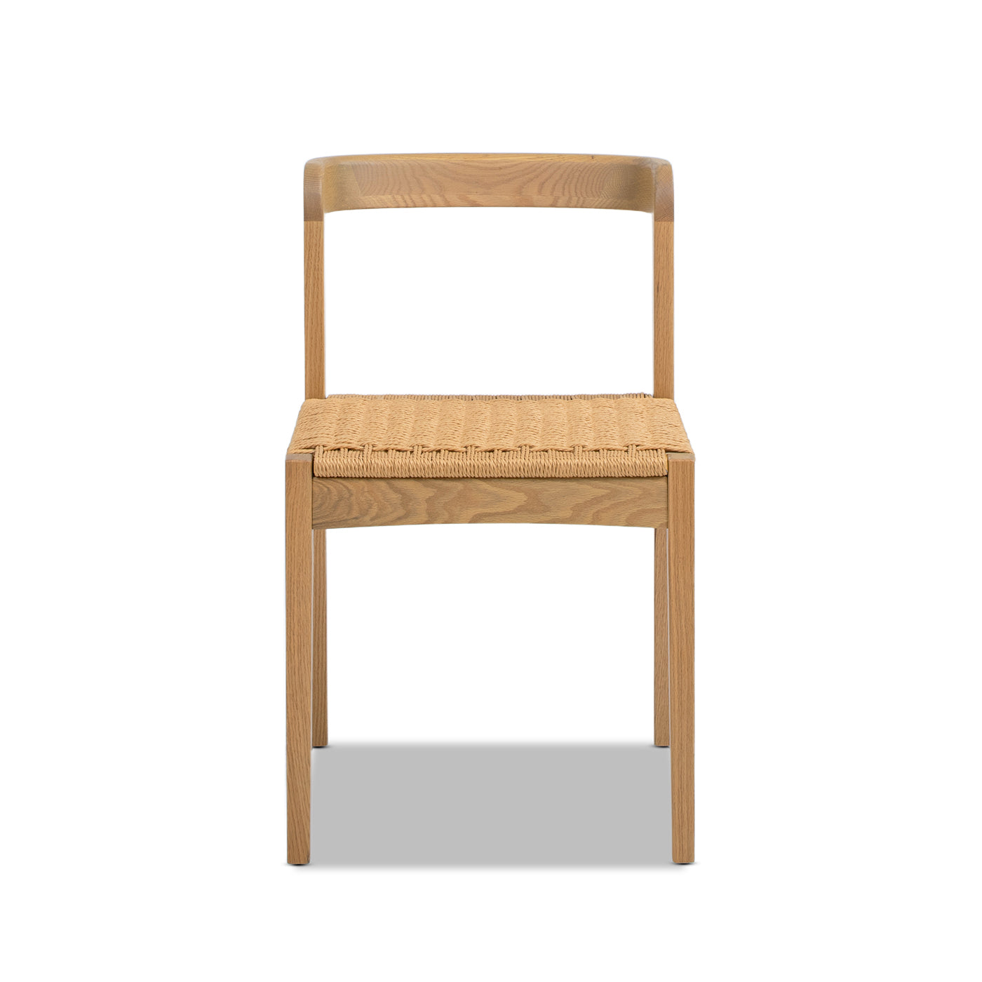 Capri Woven Seat Stacking Wood Dining Chair