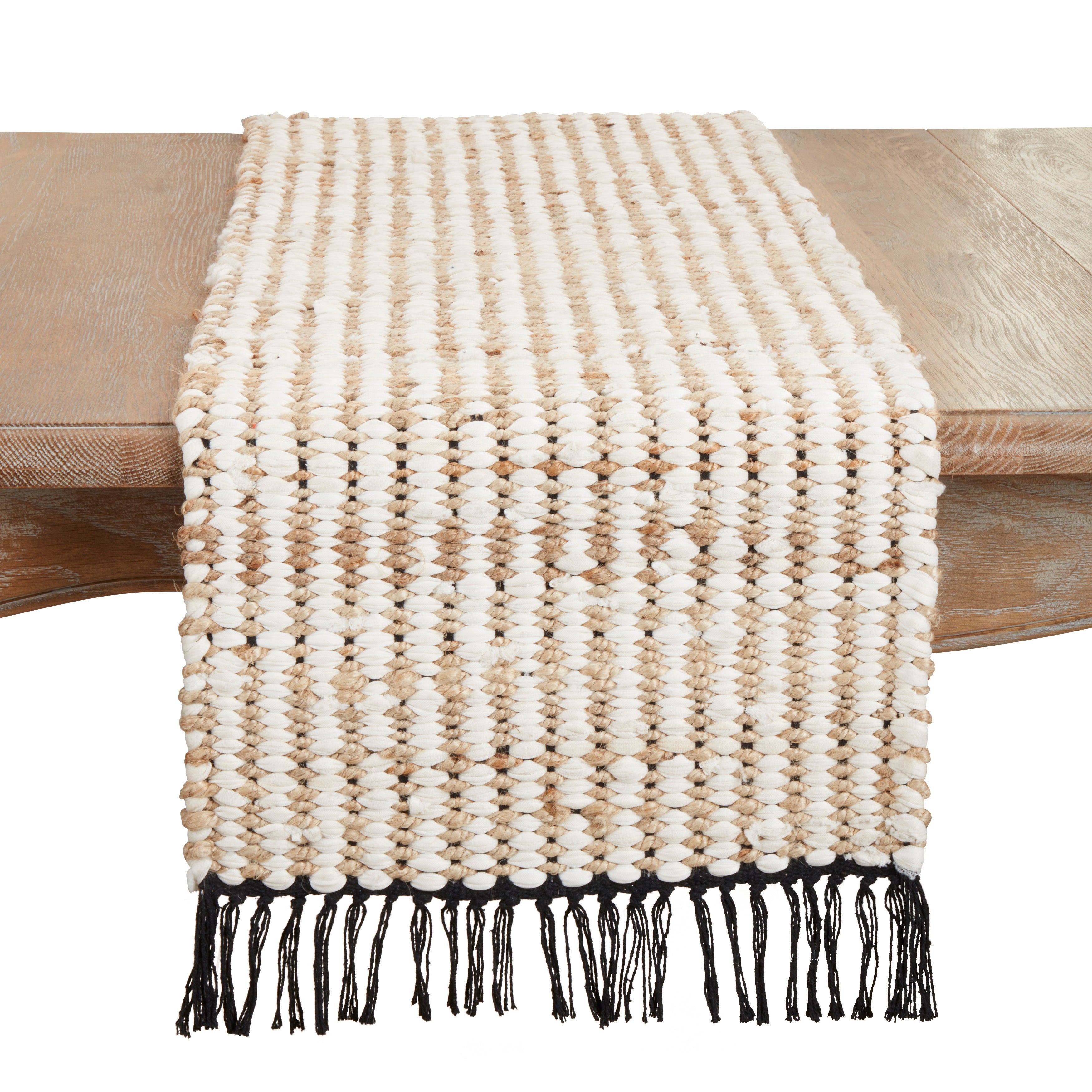 Chunky Chindi Fringed Table Runner