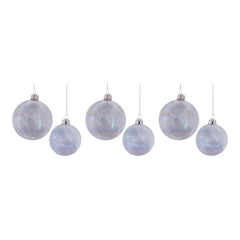 Irredescent Glass Ball Ornament (Set of 12)