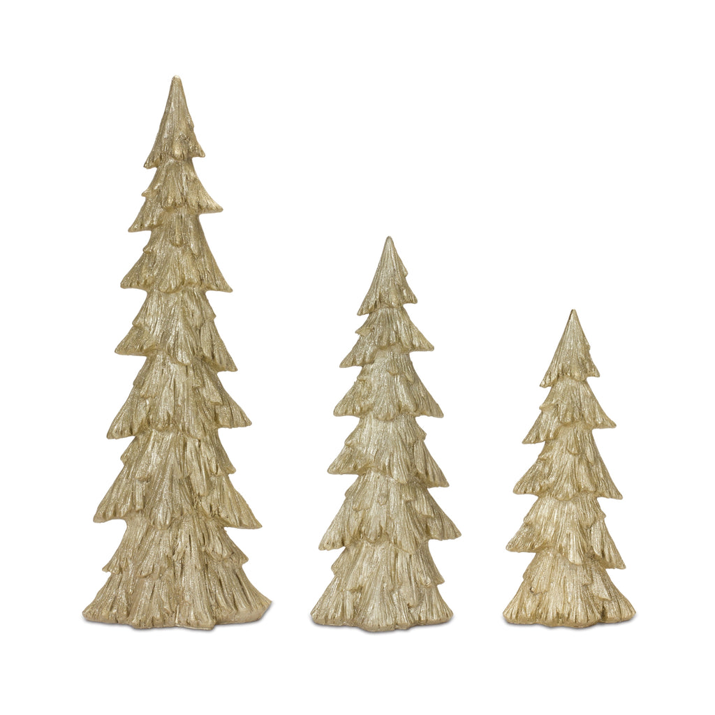 Rustic-Gold-Pine-Tree-(Set-of-3)-Decor