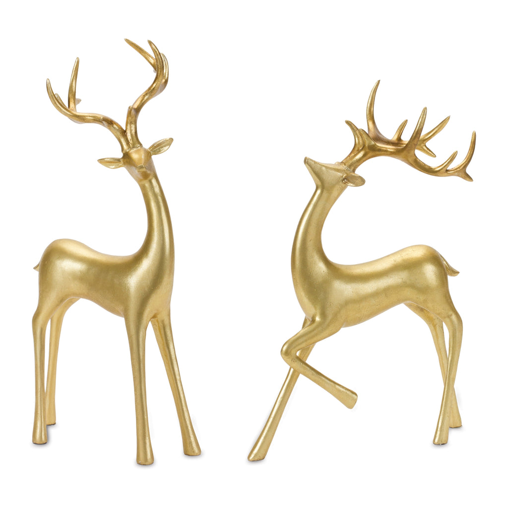 Gold-Minimalist-Deer-Statue-(Set-of-2)-Decor
