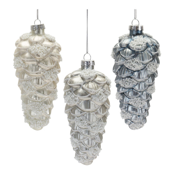 Beaded-Glass-Pinecone-Ornament-(Set-of-12)-Ornaments