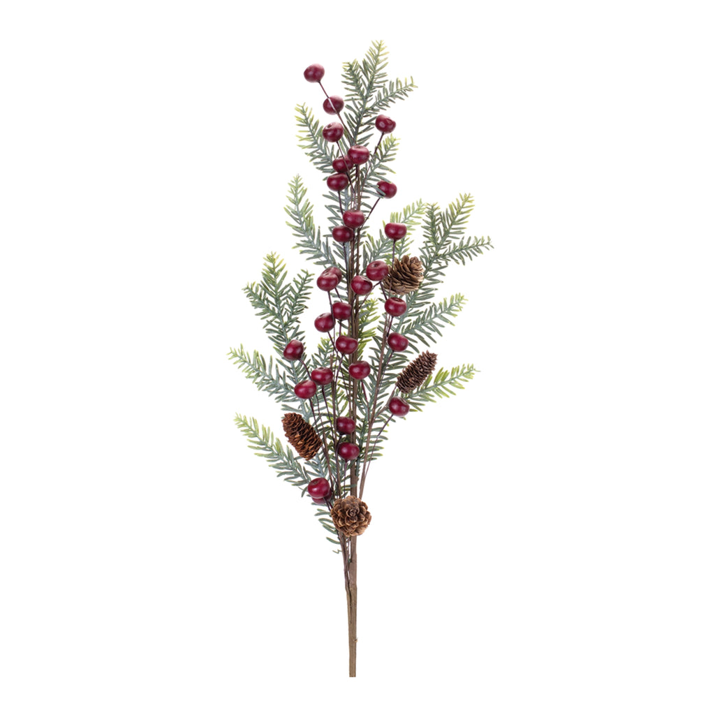 Pine-and-Berry-Spray-(Set-of-12)-Faux-Florals