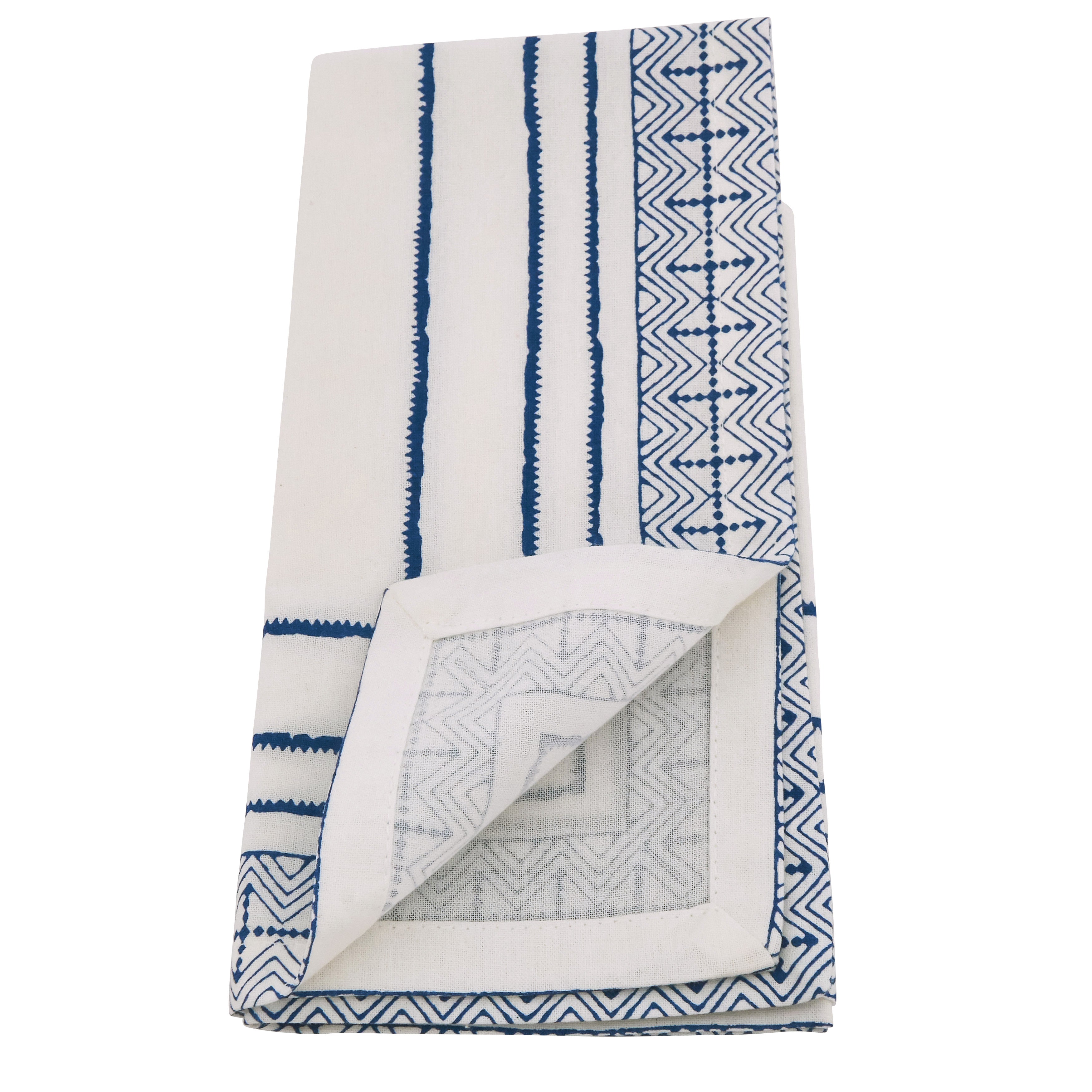 Hand Block Print Napkin, Set of 4