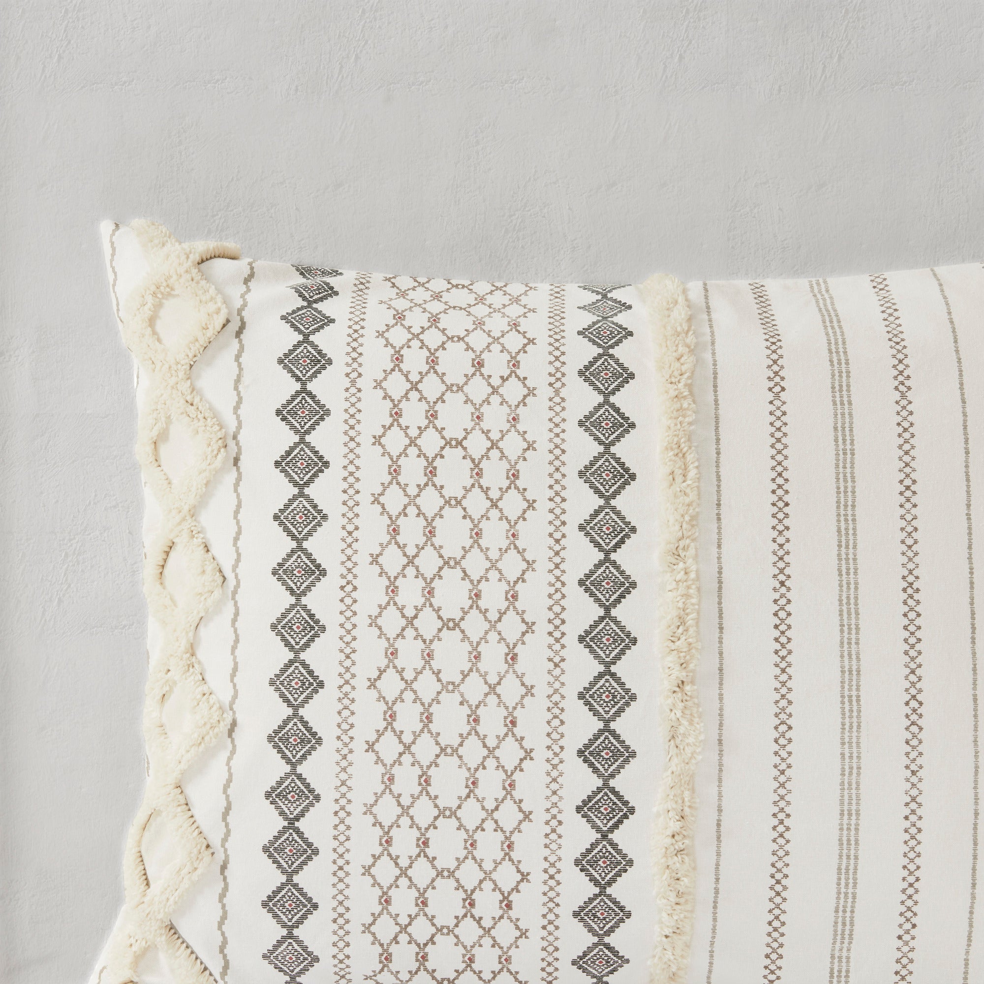 Imani Cotton Printed Comforter Set with Chenille