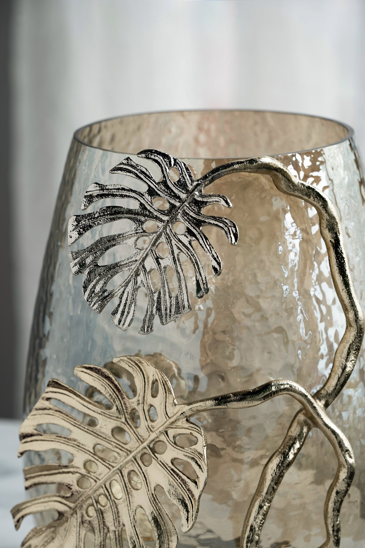 Palm Leaf Candle Holder