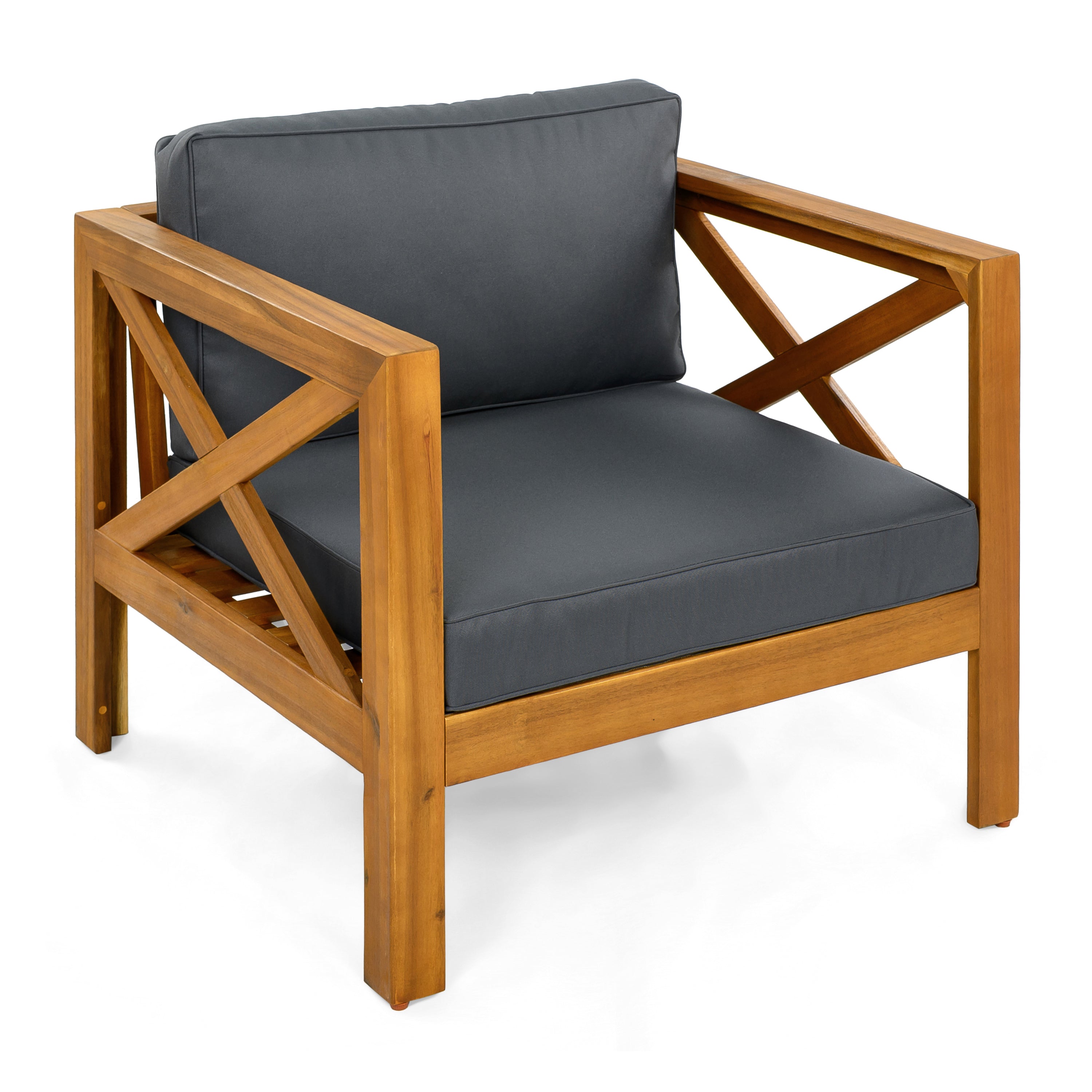 Brava Outdoor 3-Piece Patio Conversation Set