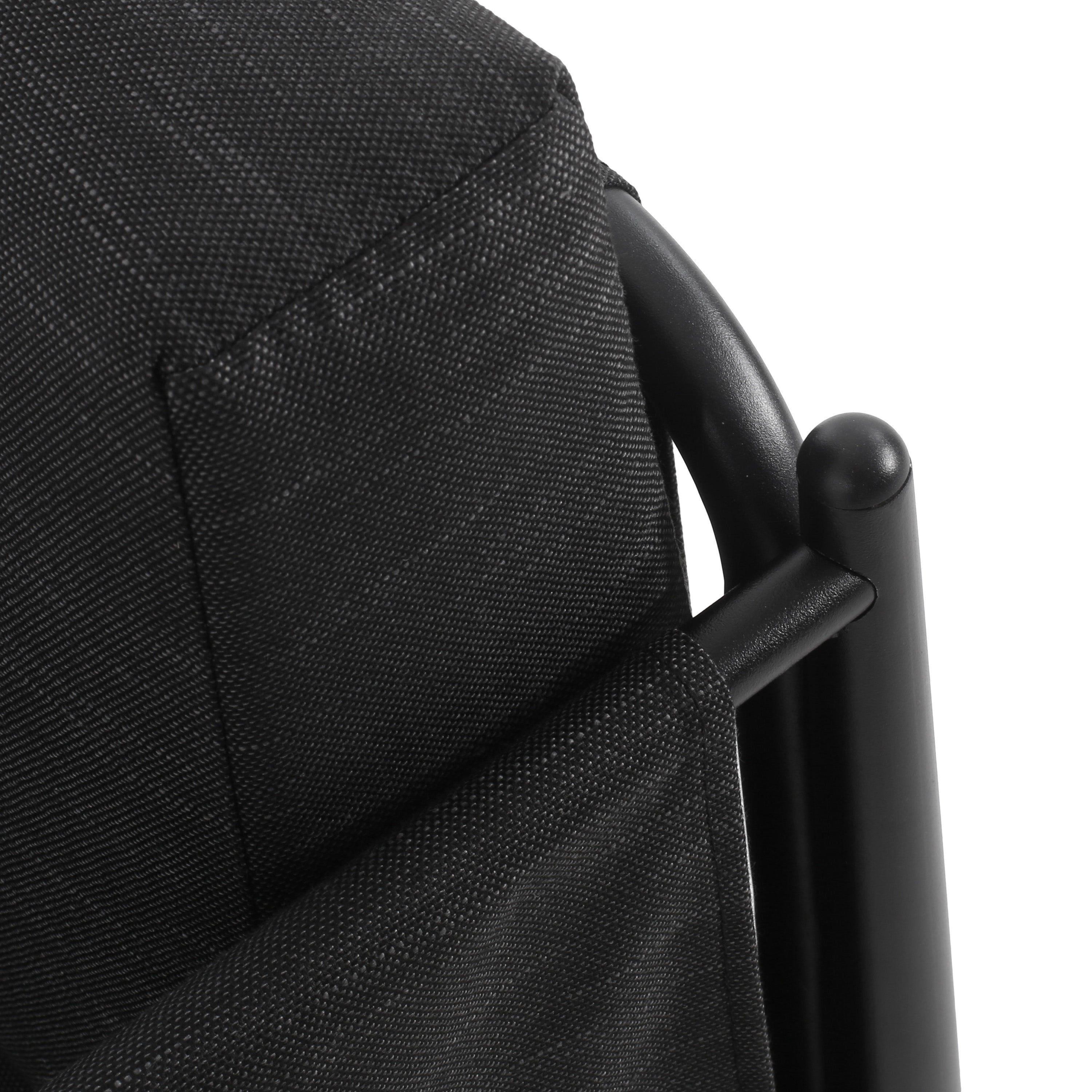 Outdoor Club Chair with Tapered Legs and Back Cushion