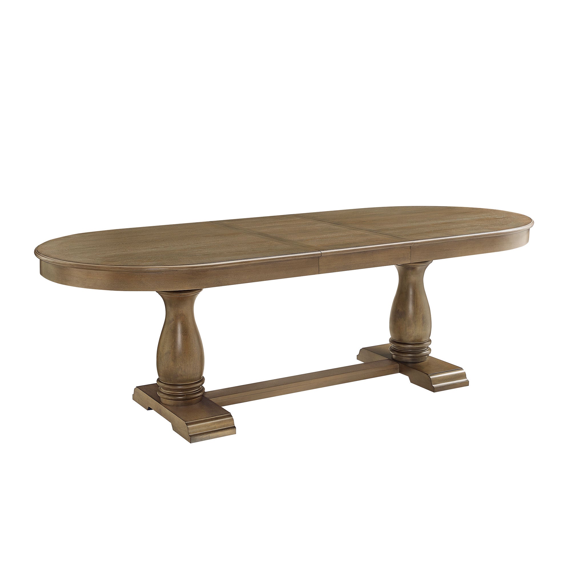 Aquarion Extendable Dining Table with Oval Shaped and Wood Frame