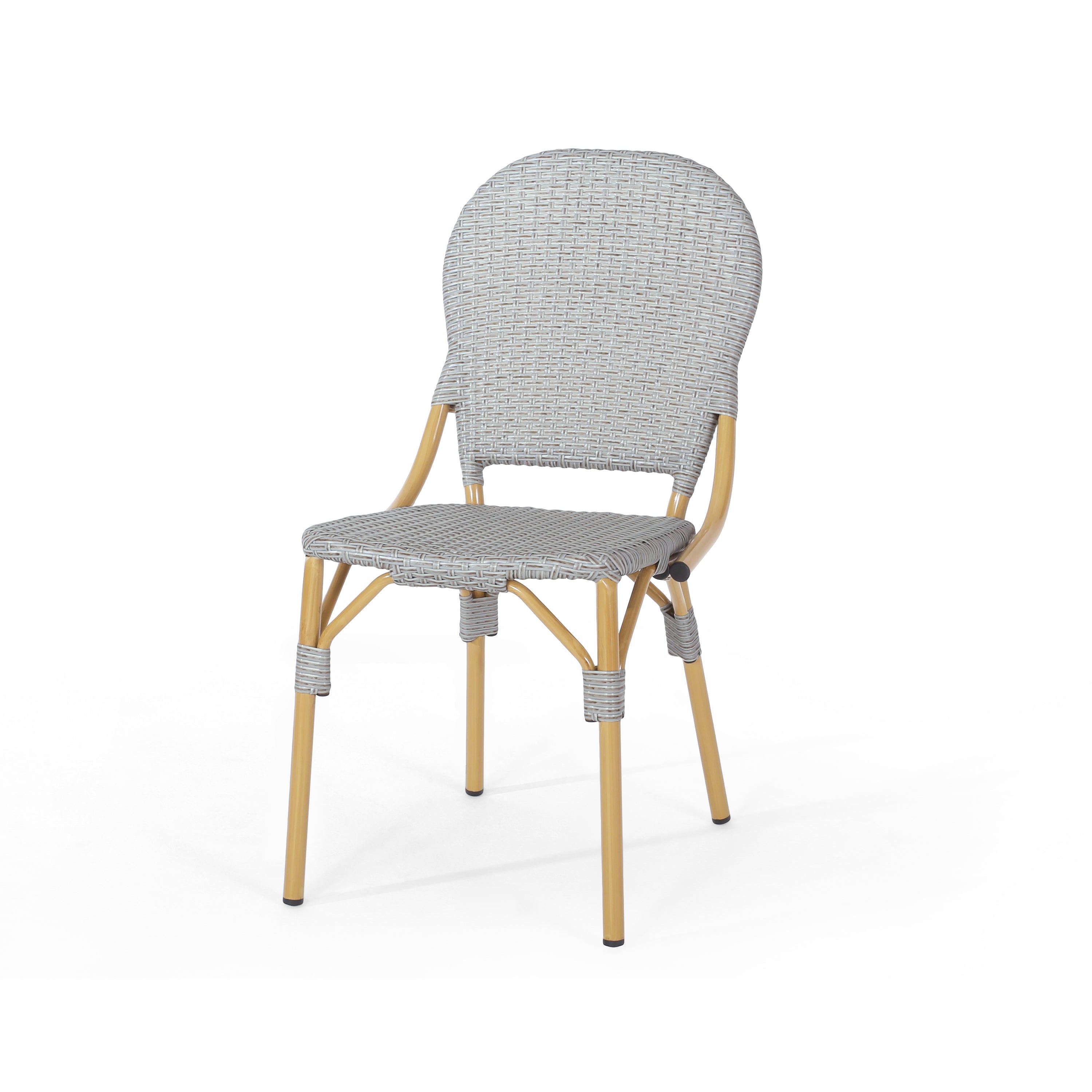 Eternity 3-Piece Bistro Set with 2 Armless Chairs and Round Table