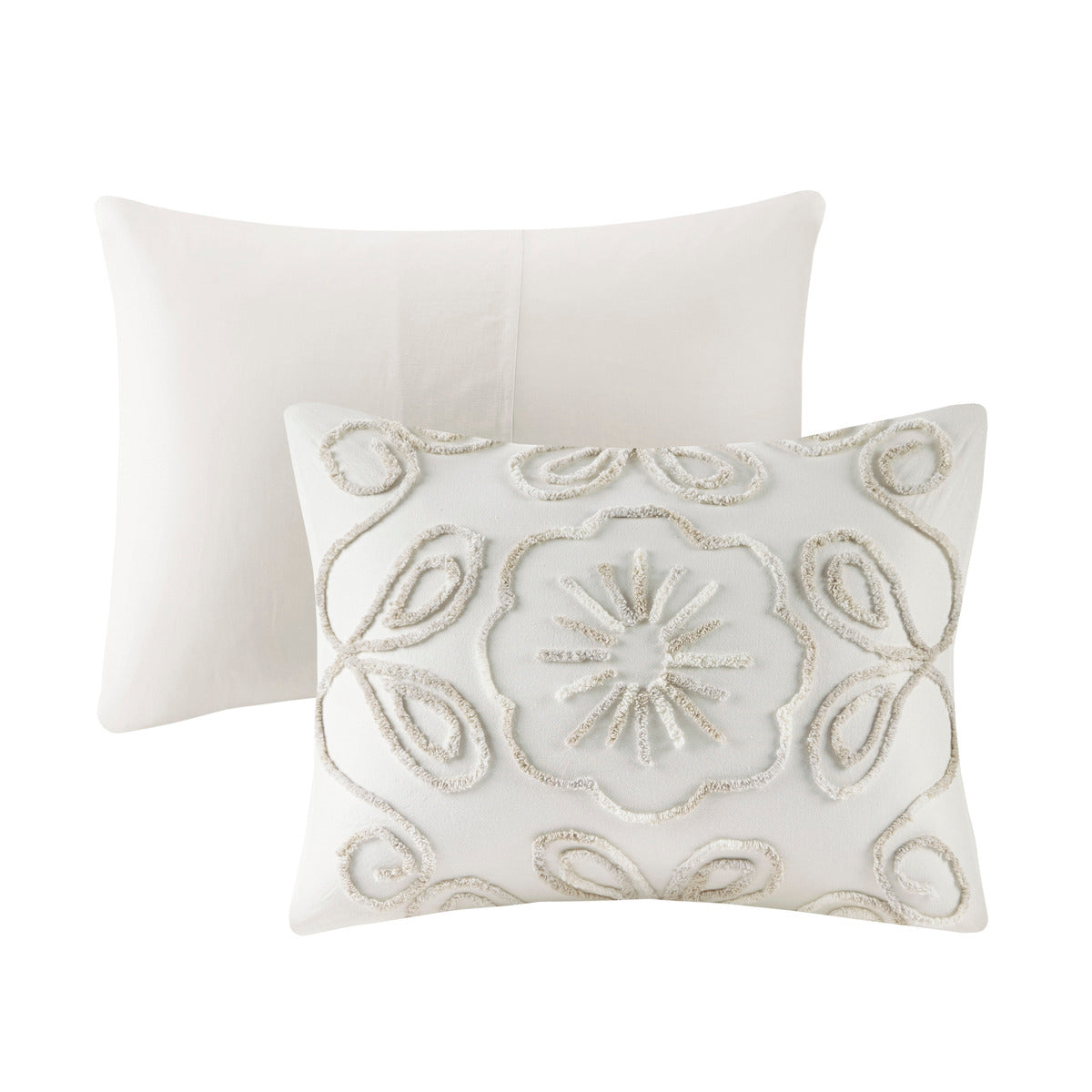 Violette 3-Piece Tufted Cotton Chenille Comforter Set