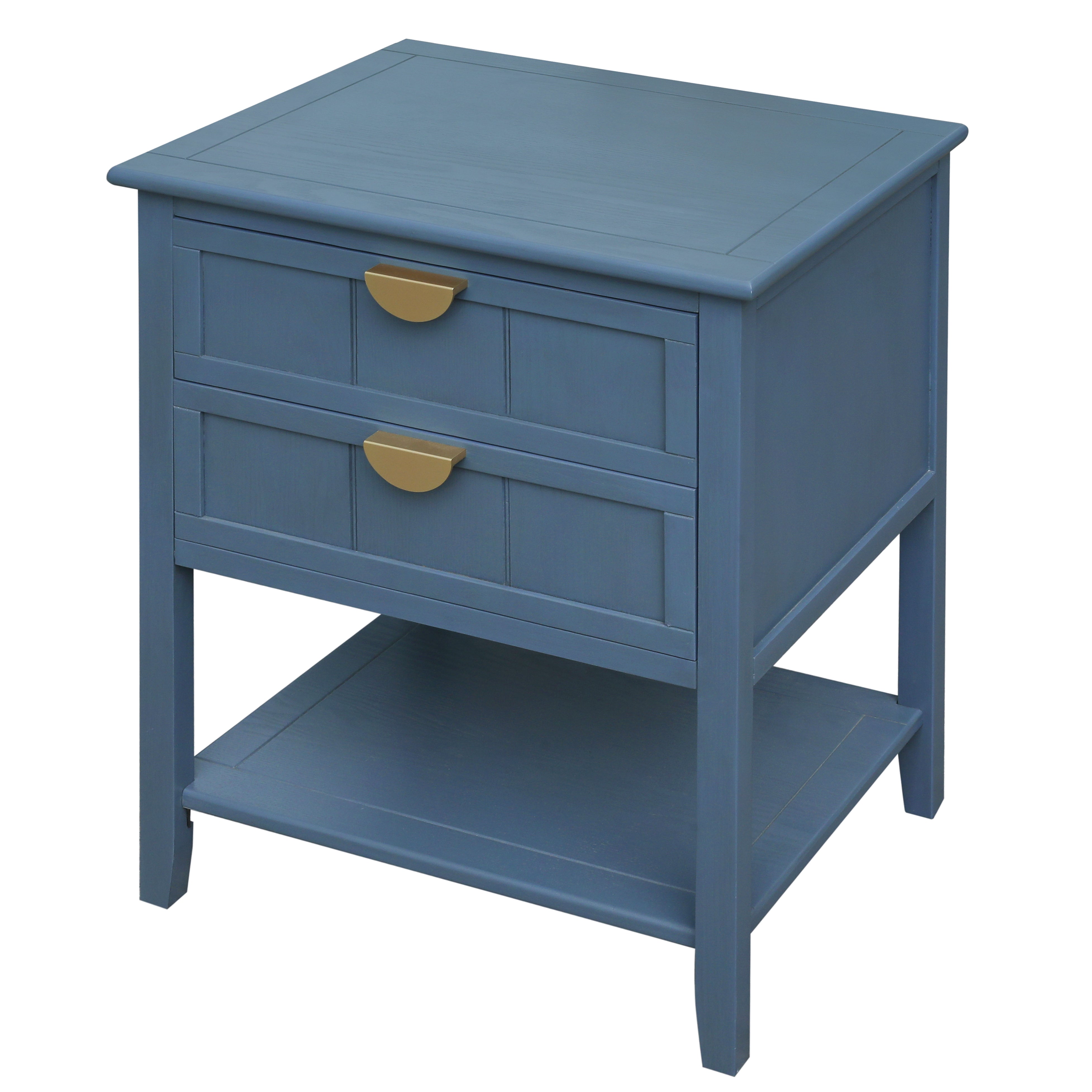 2 Drawer Side Table