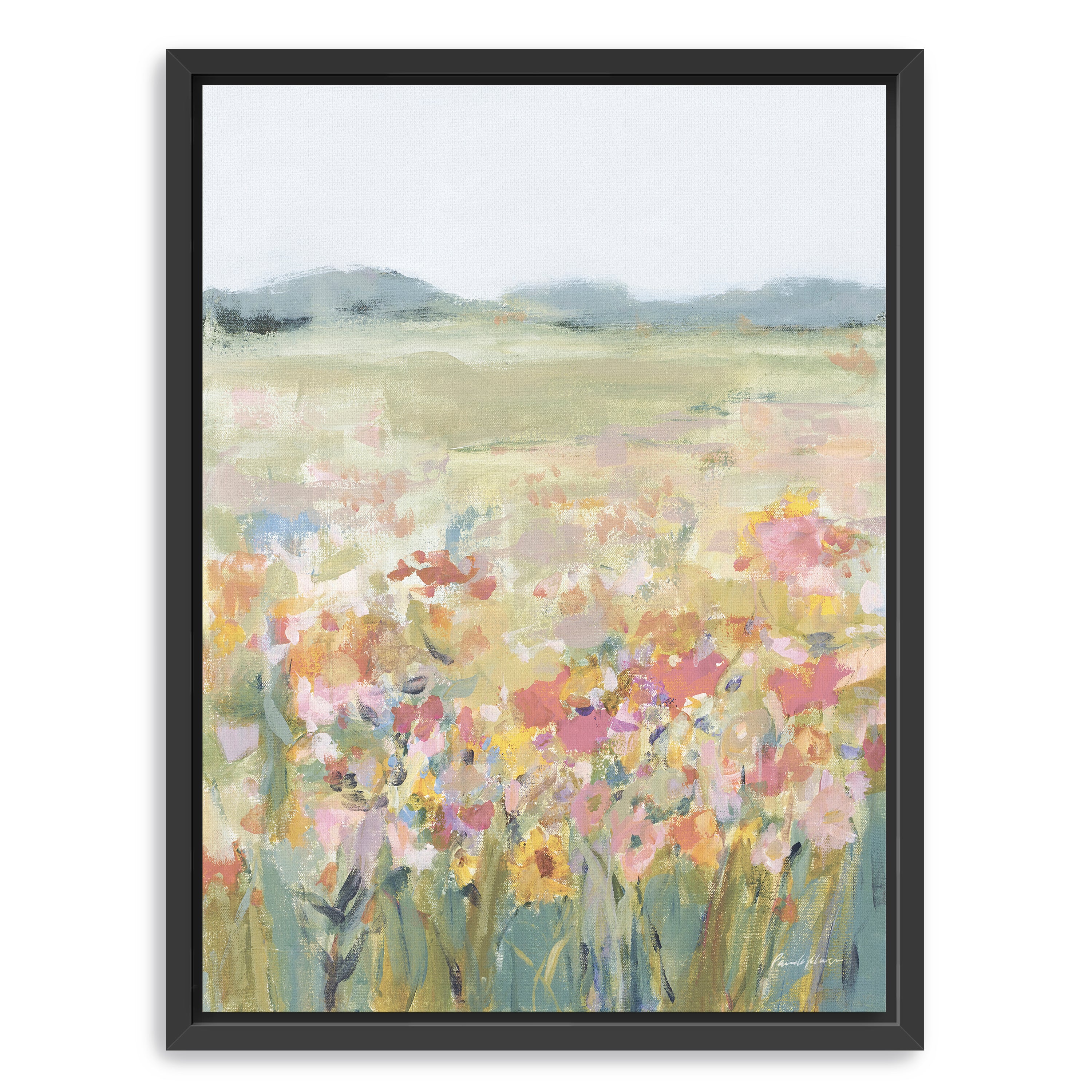 Wildflower Meadow Canvas Giclee
