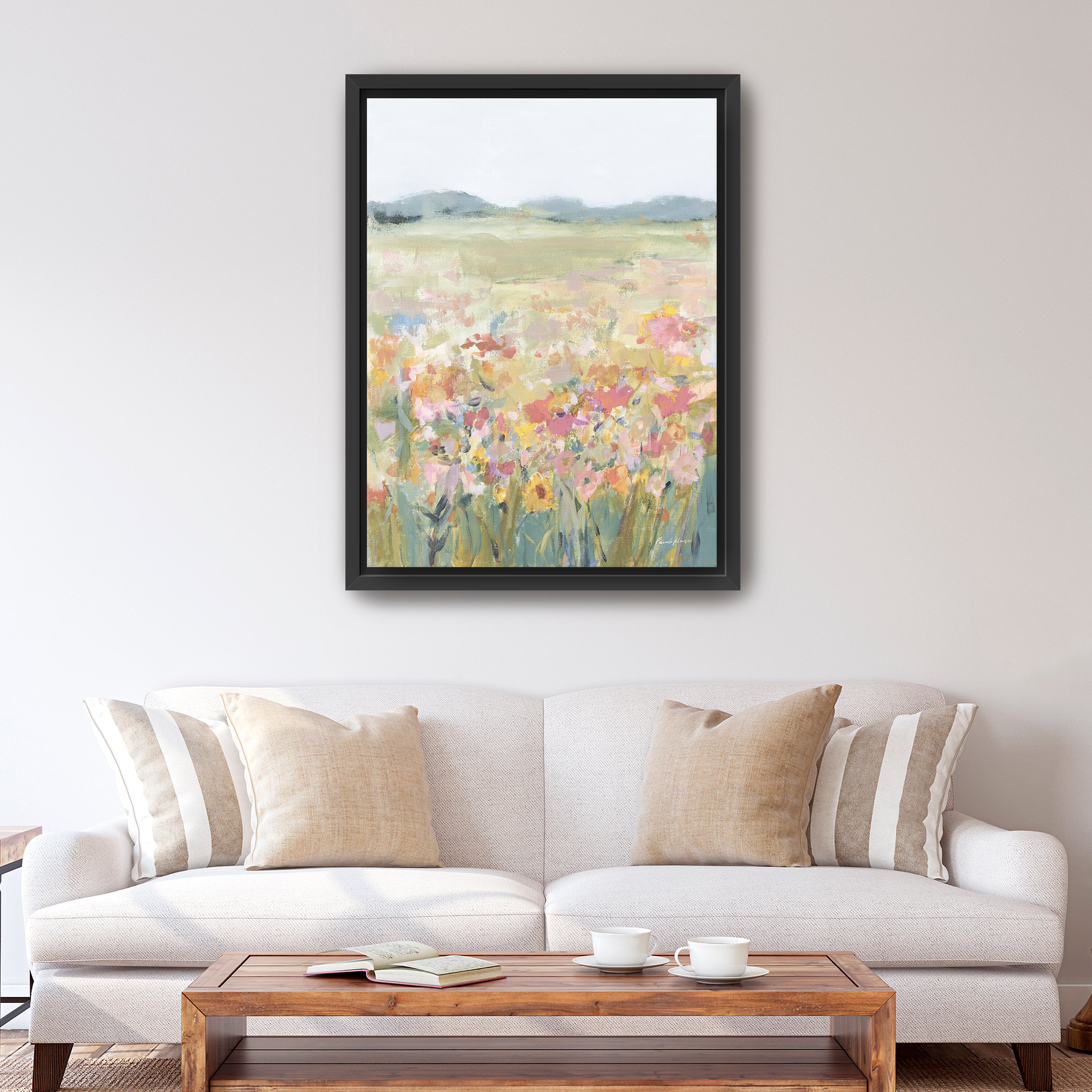 Wildflower Meadow Canvas Giclee