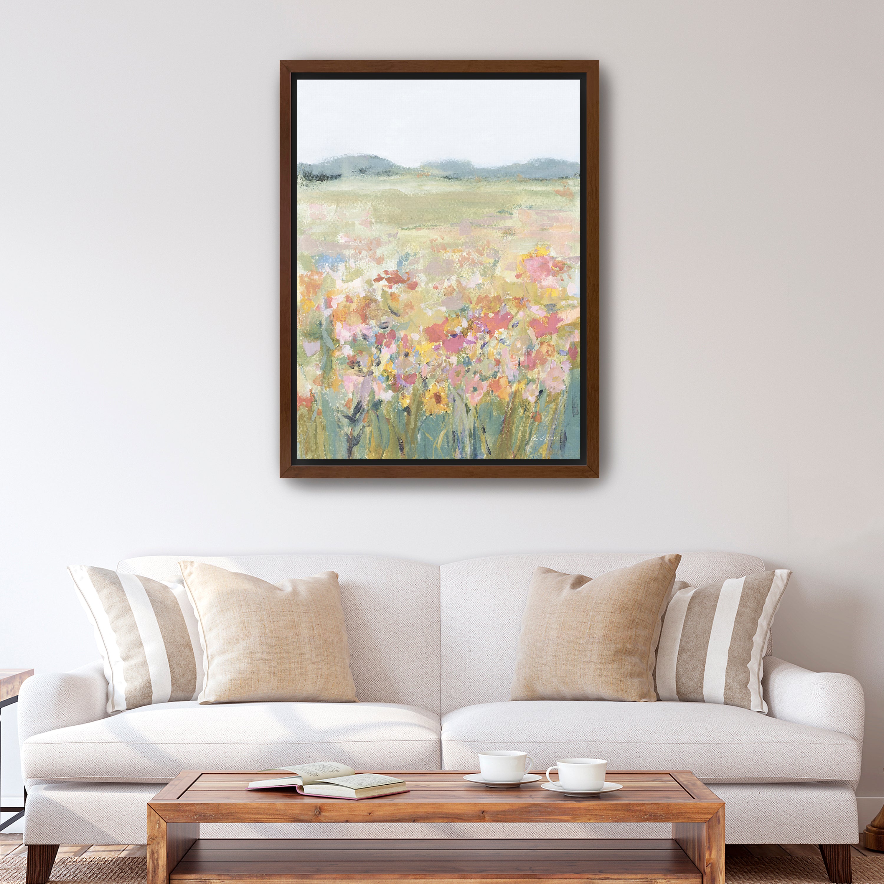 Wildflower Meadow Canvas Giclee