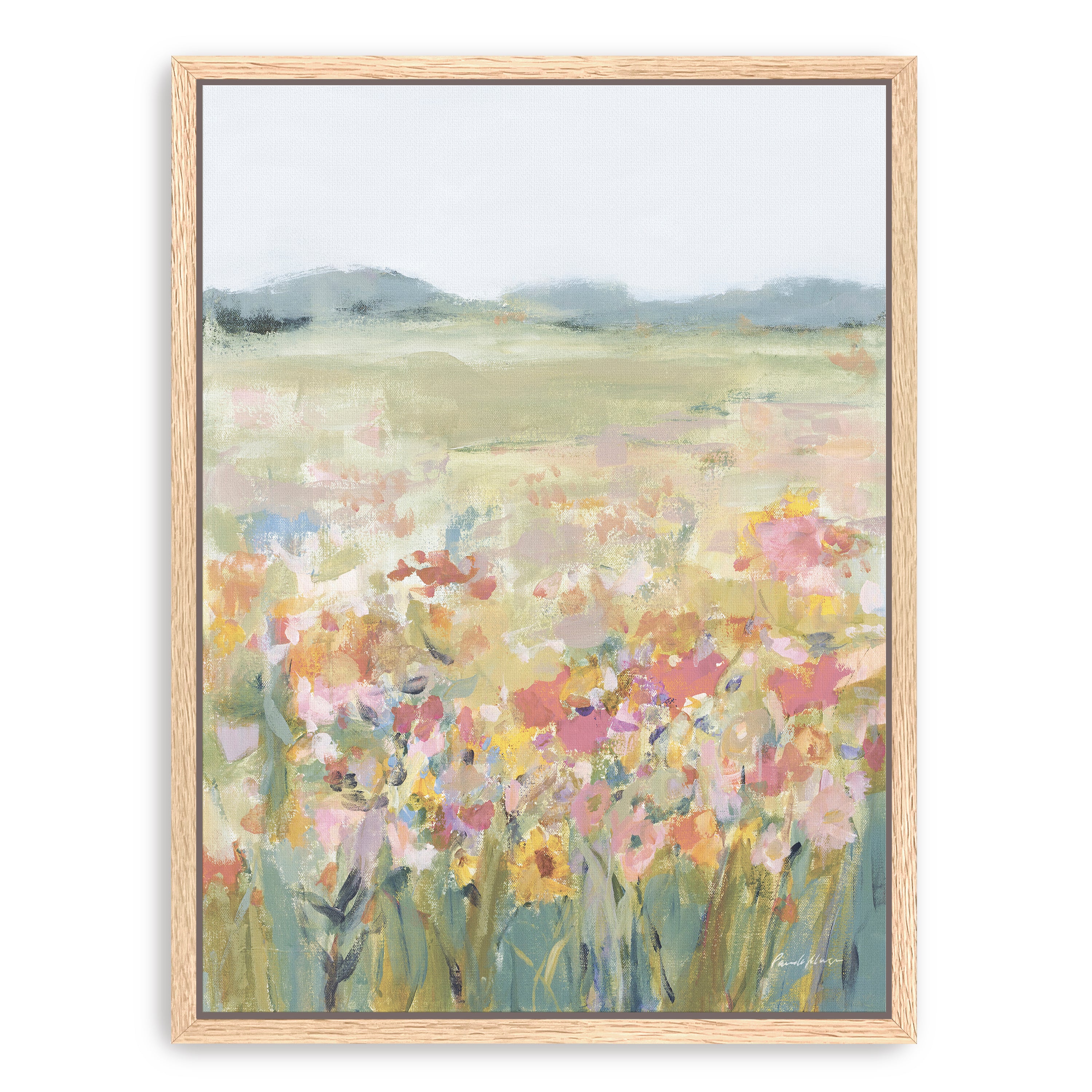 Wildflower Meadow Canvas Giclee