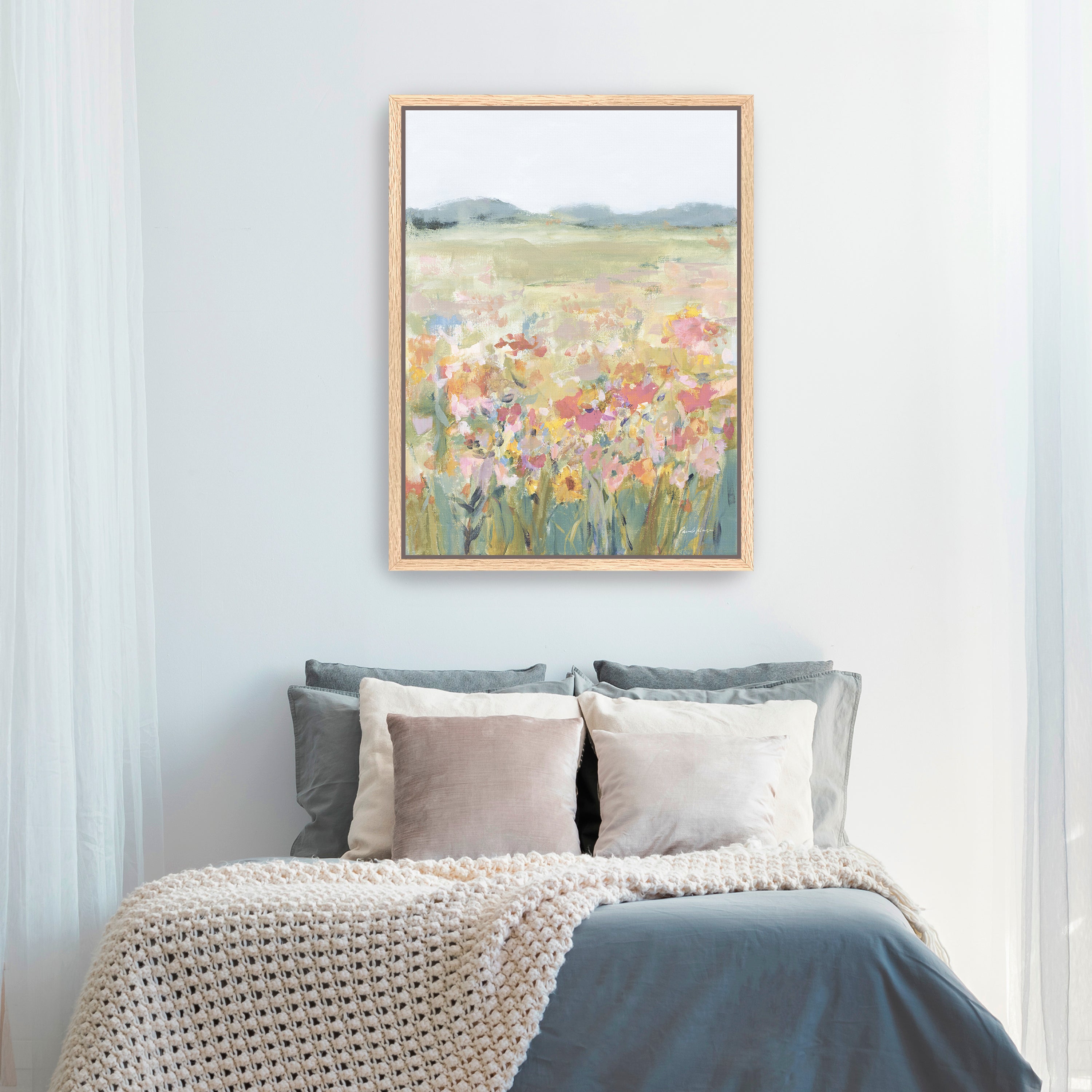 Wildflower Meadow Canvas Giclee