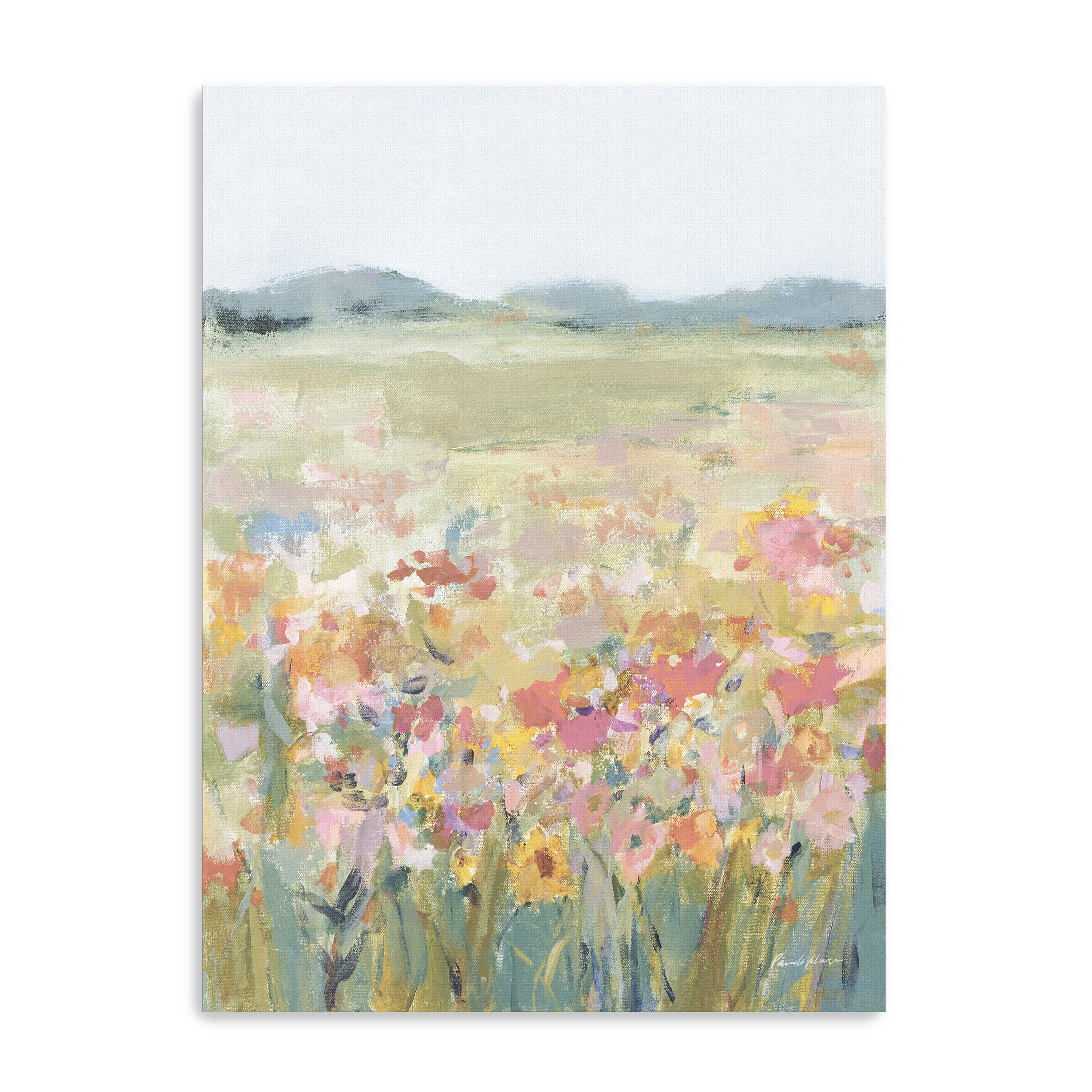 Wildflower Meadow Canvas Giclee