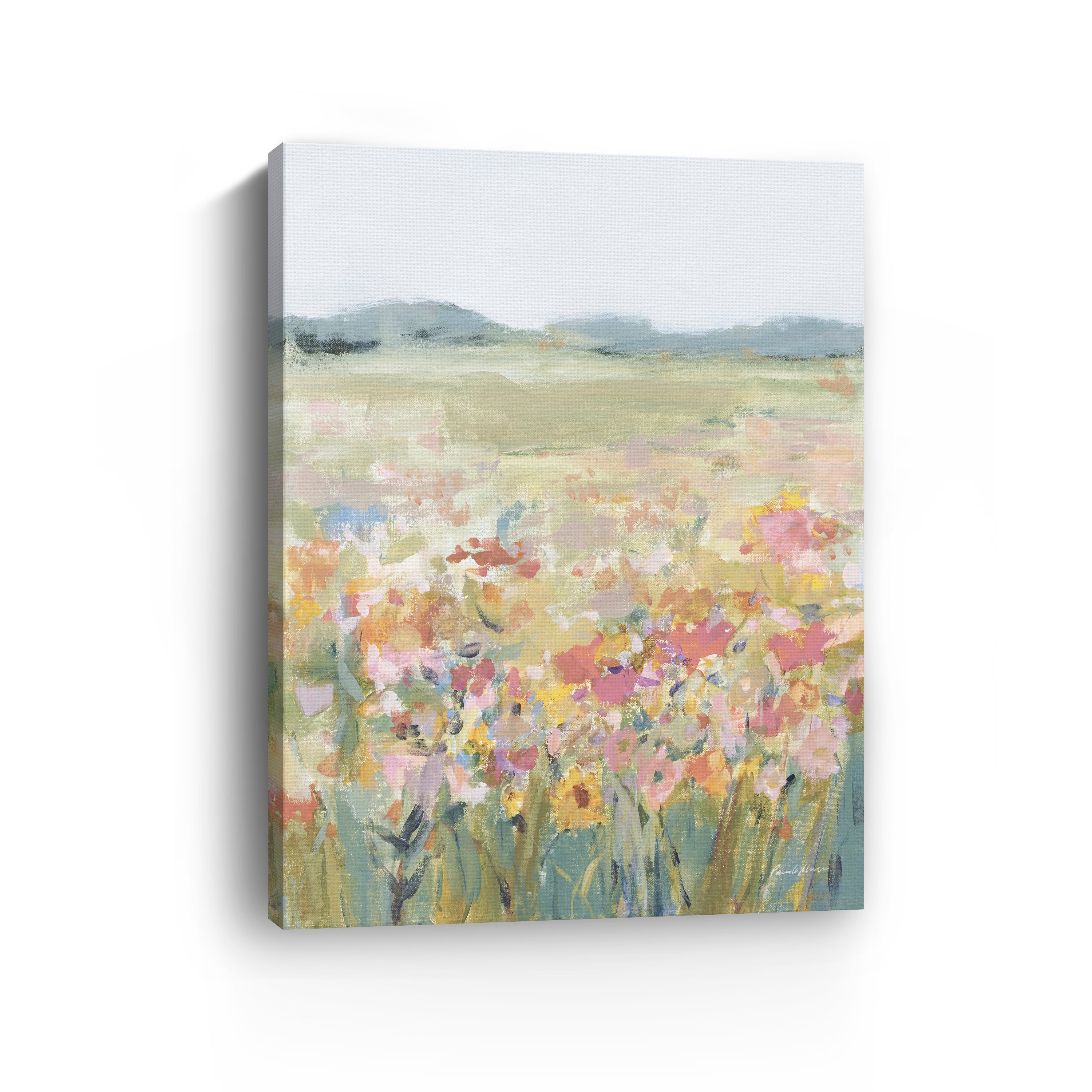 Wildflower Meadow Canvas Giclee