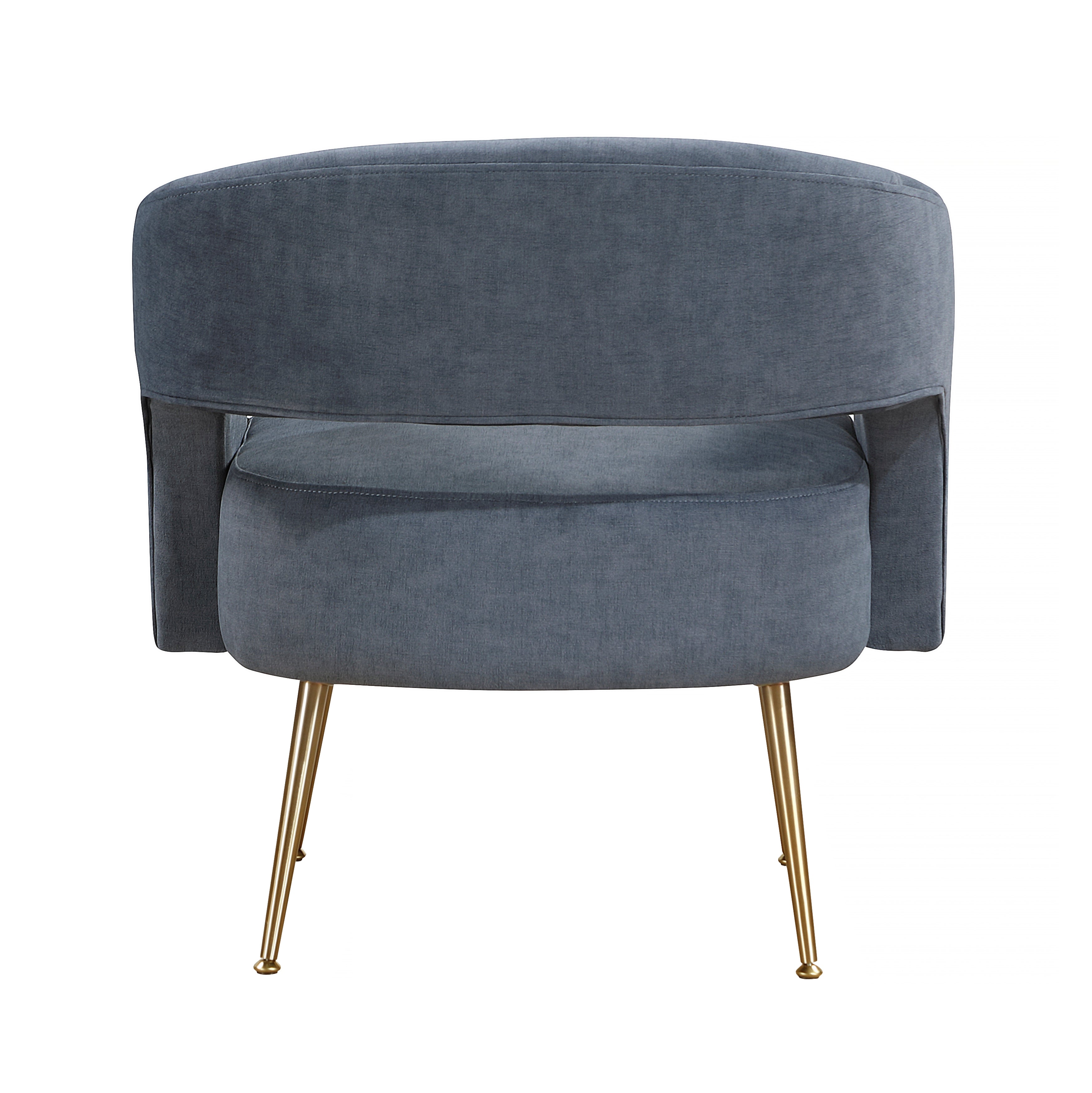 Modern Dark Green Soft Velvet Accent Chair Plush Foam Comfort Upholstery Gold Finish Legs Luxurious Living Room Furniture 1pc