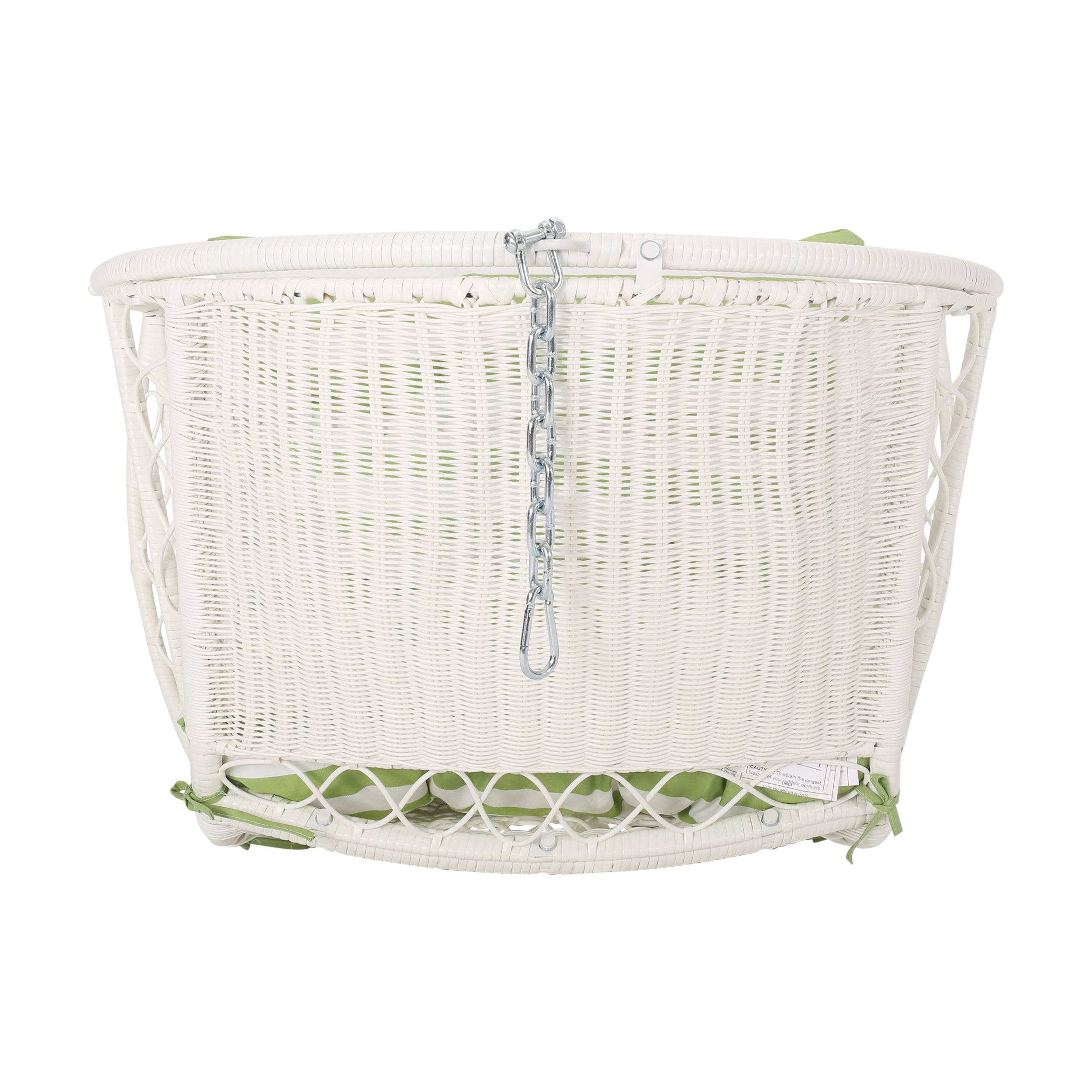 Hanging Chair with Basket Shape and Metal Frame