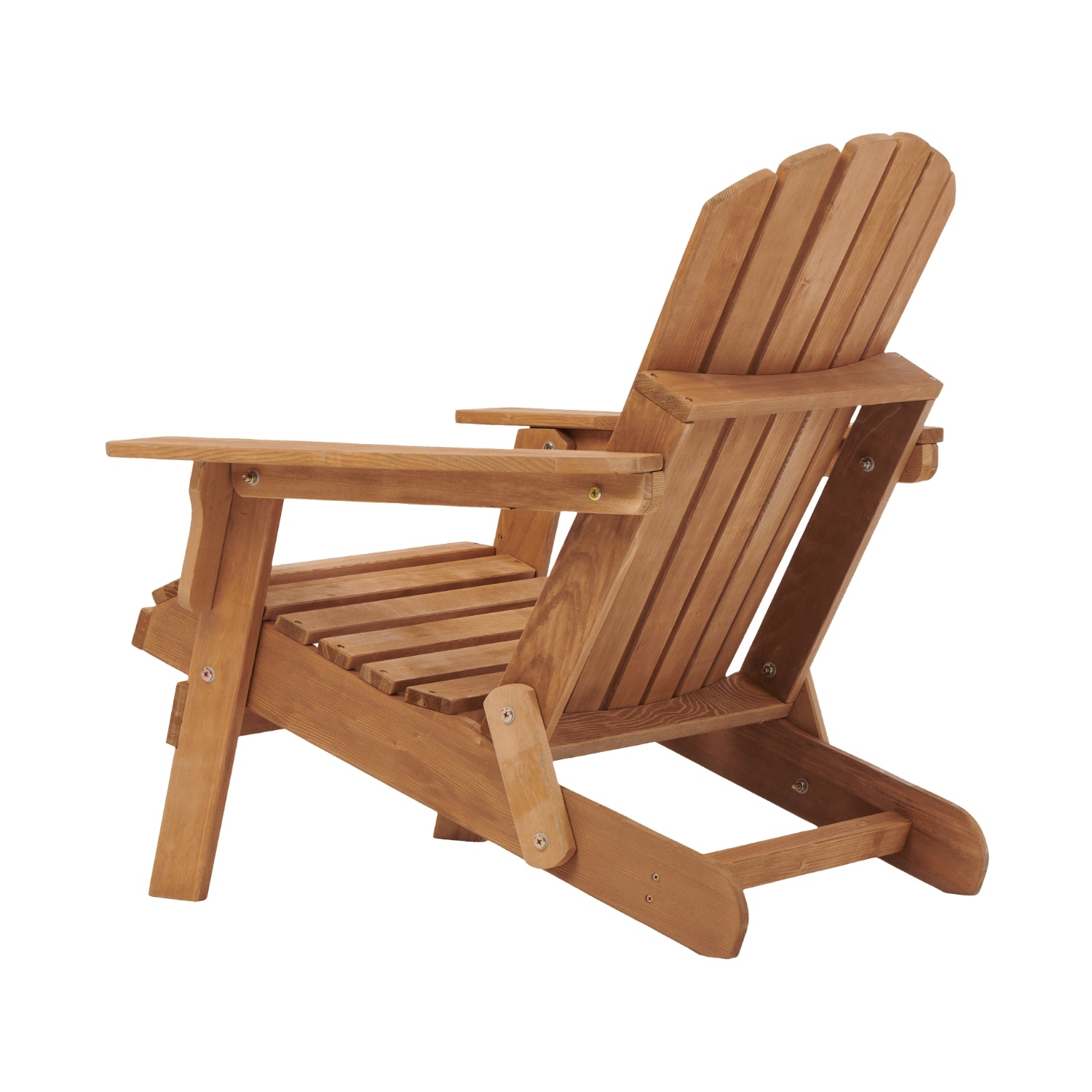 Oversized Wooden Outdoor Folding Adirondack Chair