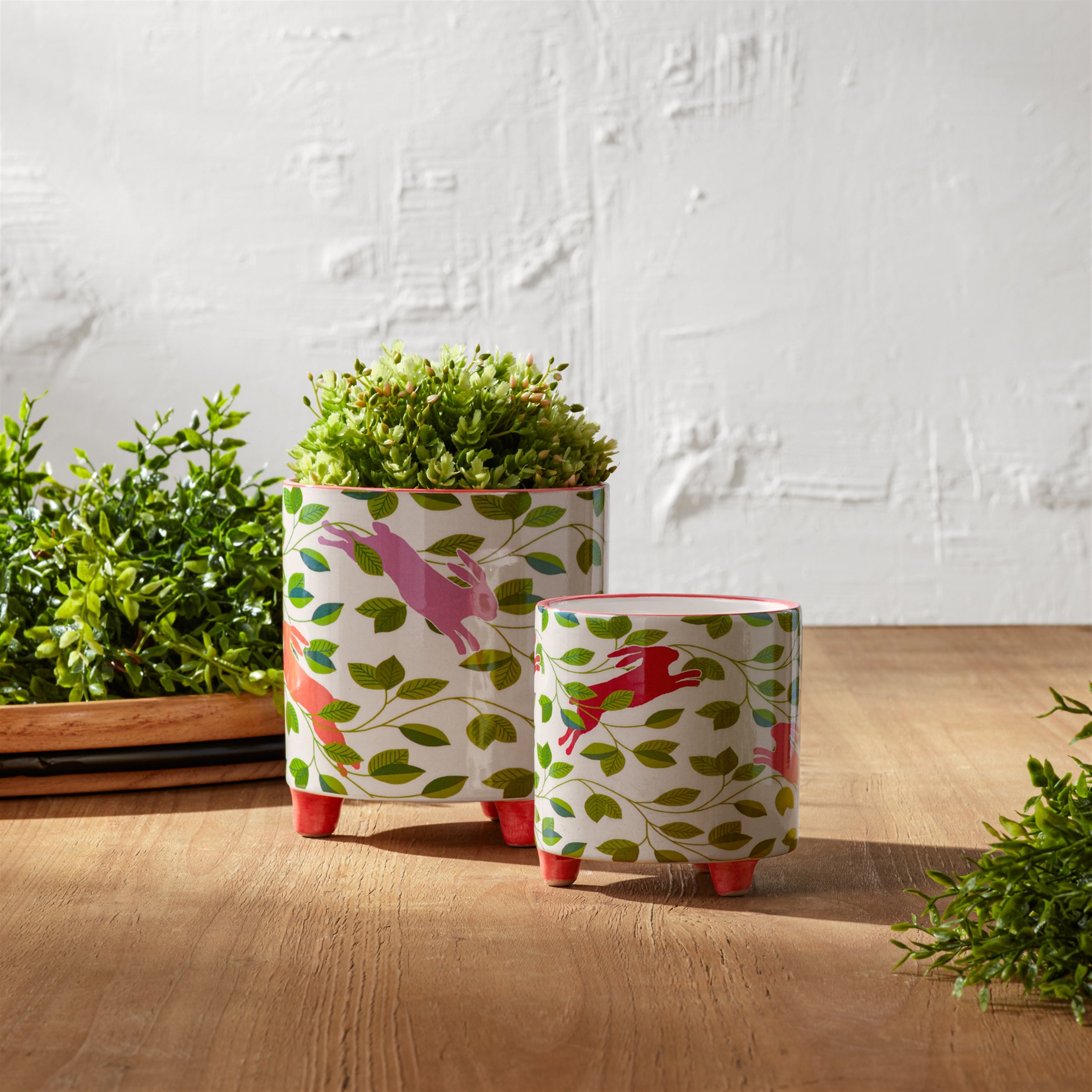 Foliage Half Orb, Set of 2
