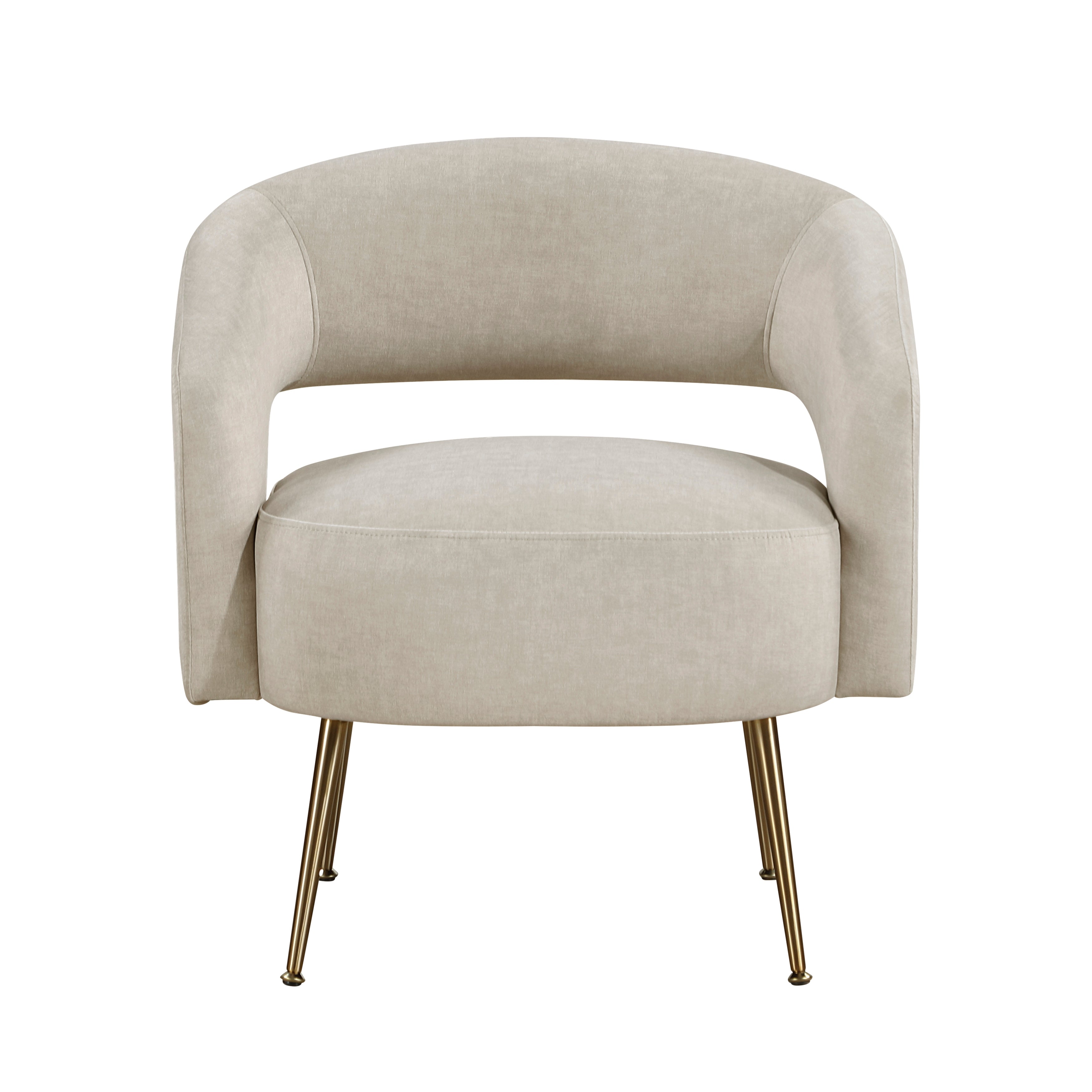 Modern Dark Green Soft Velvet Accent Chair Plush Foam Comfort Upholstery Gold Finish Legs Luxurious Living Room Furniture 1pc