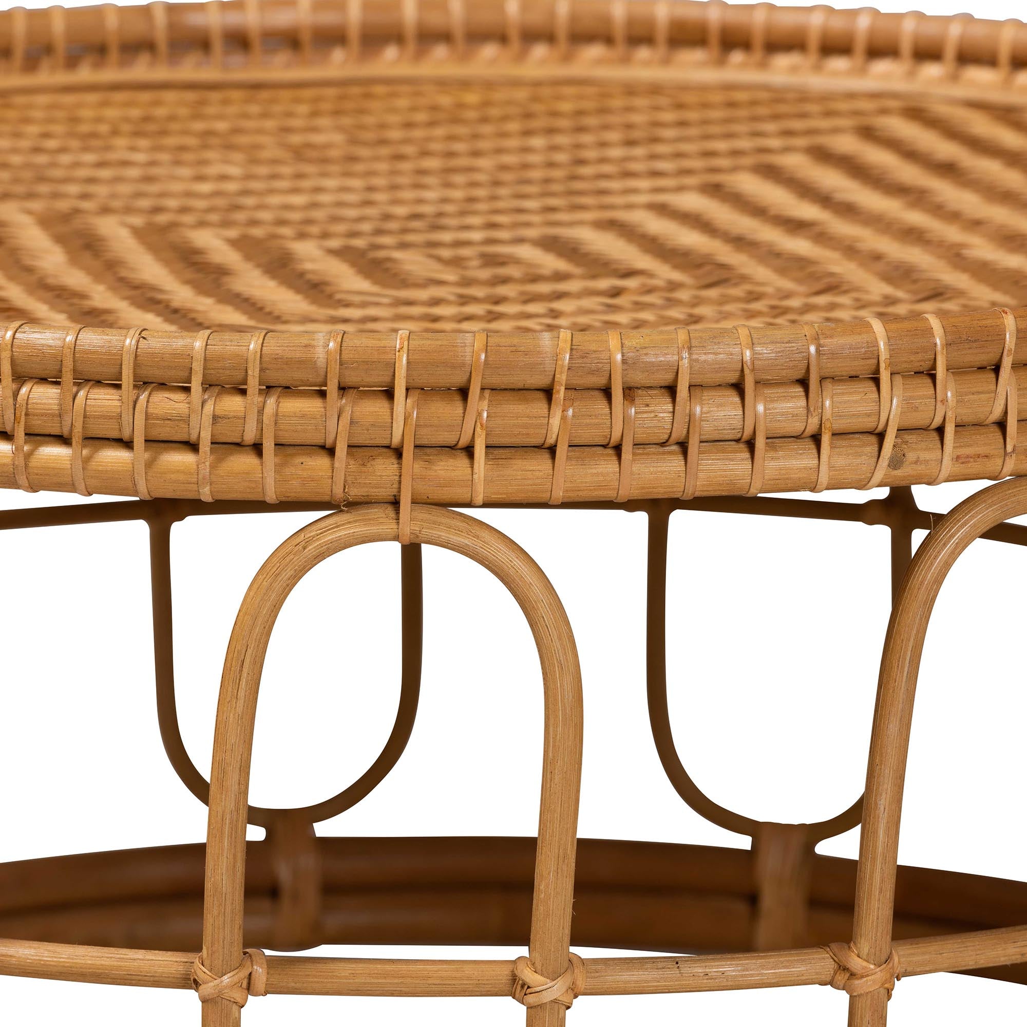 Norton Rattan Coffee Table