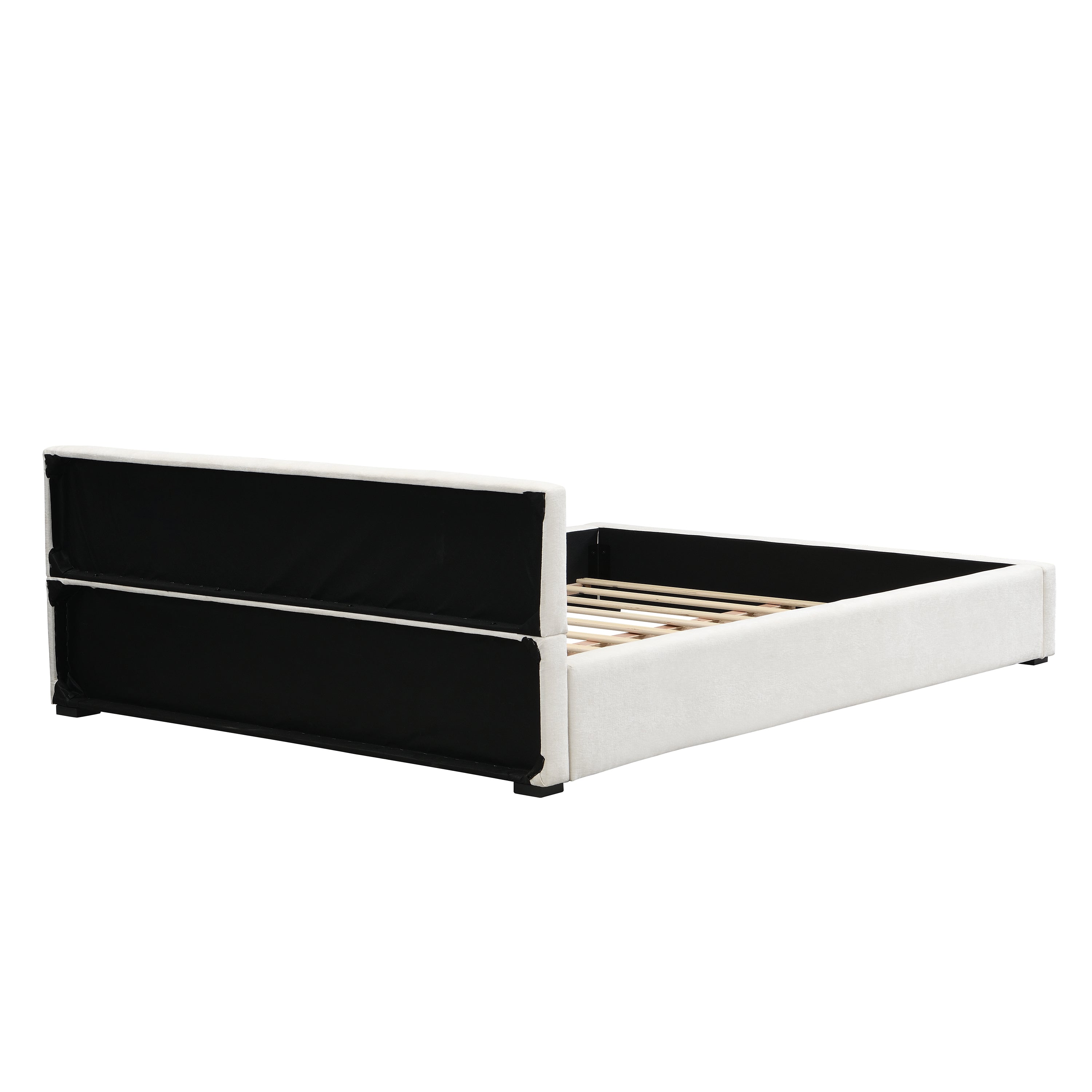 Elegant Wide-Edge Bed