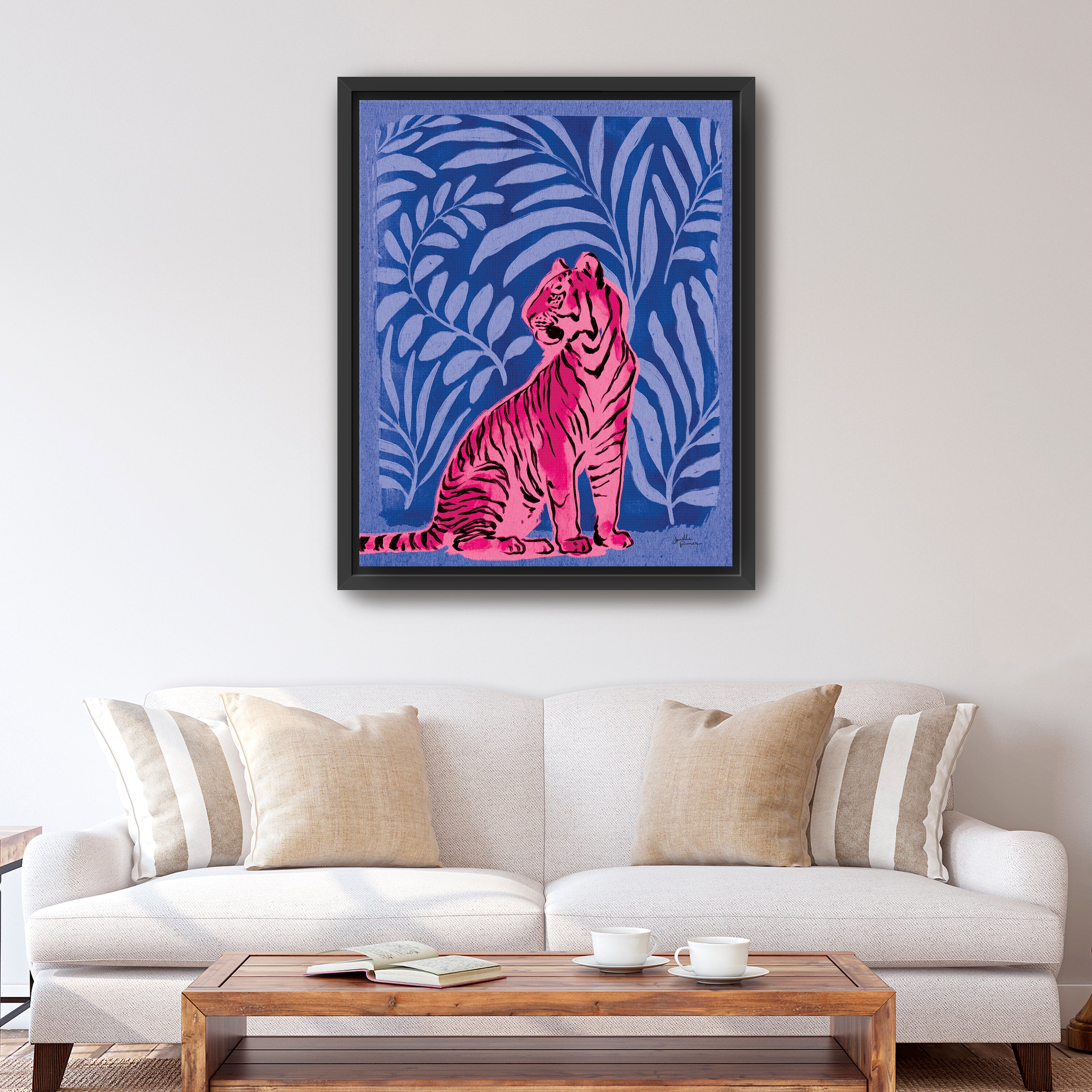 Jungle Cats II Bright Canvas Giclee