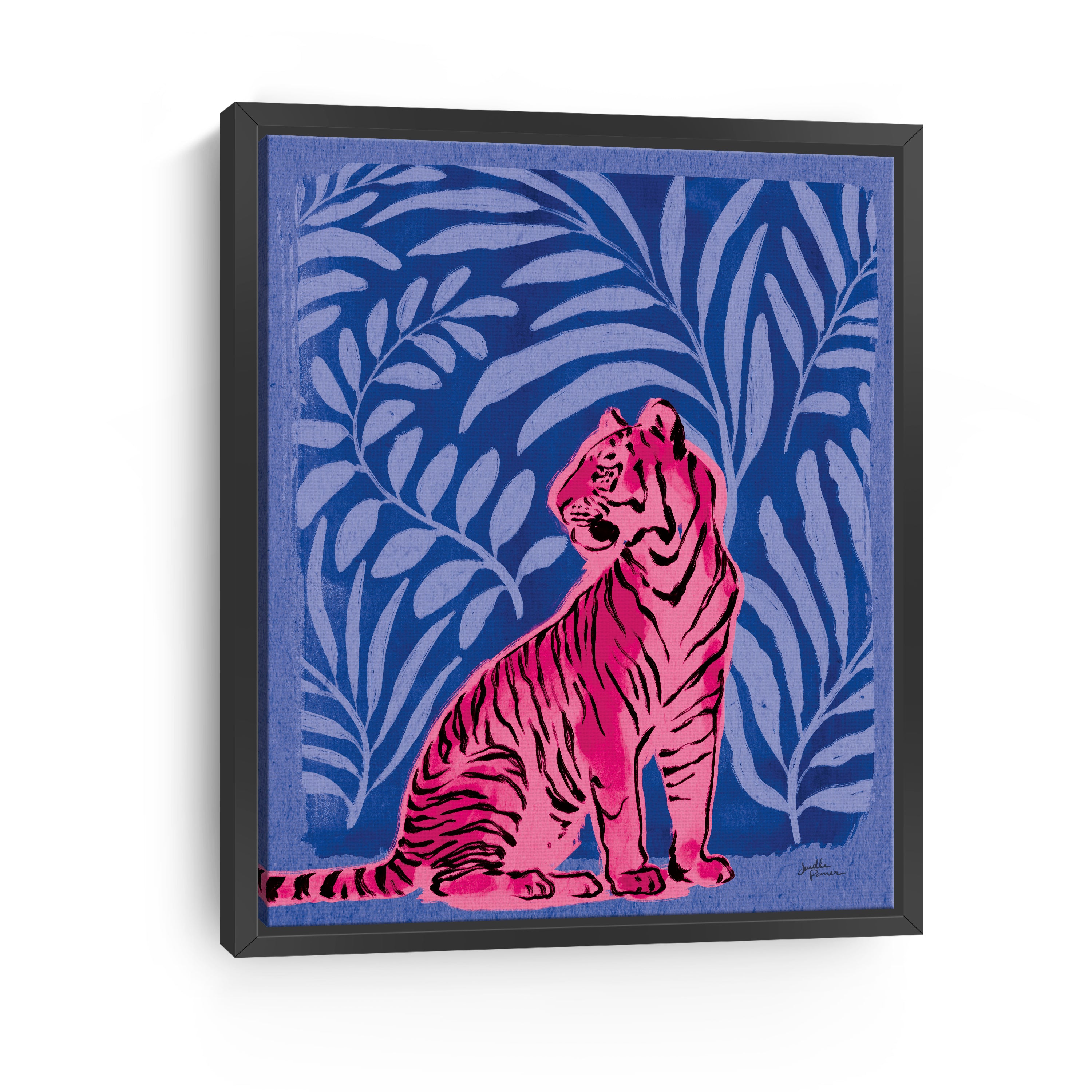 Jungle Cats II Bright Canvas Giclee