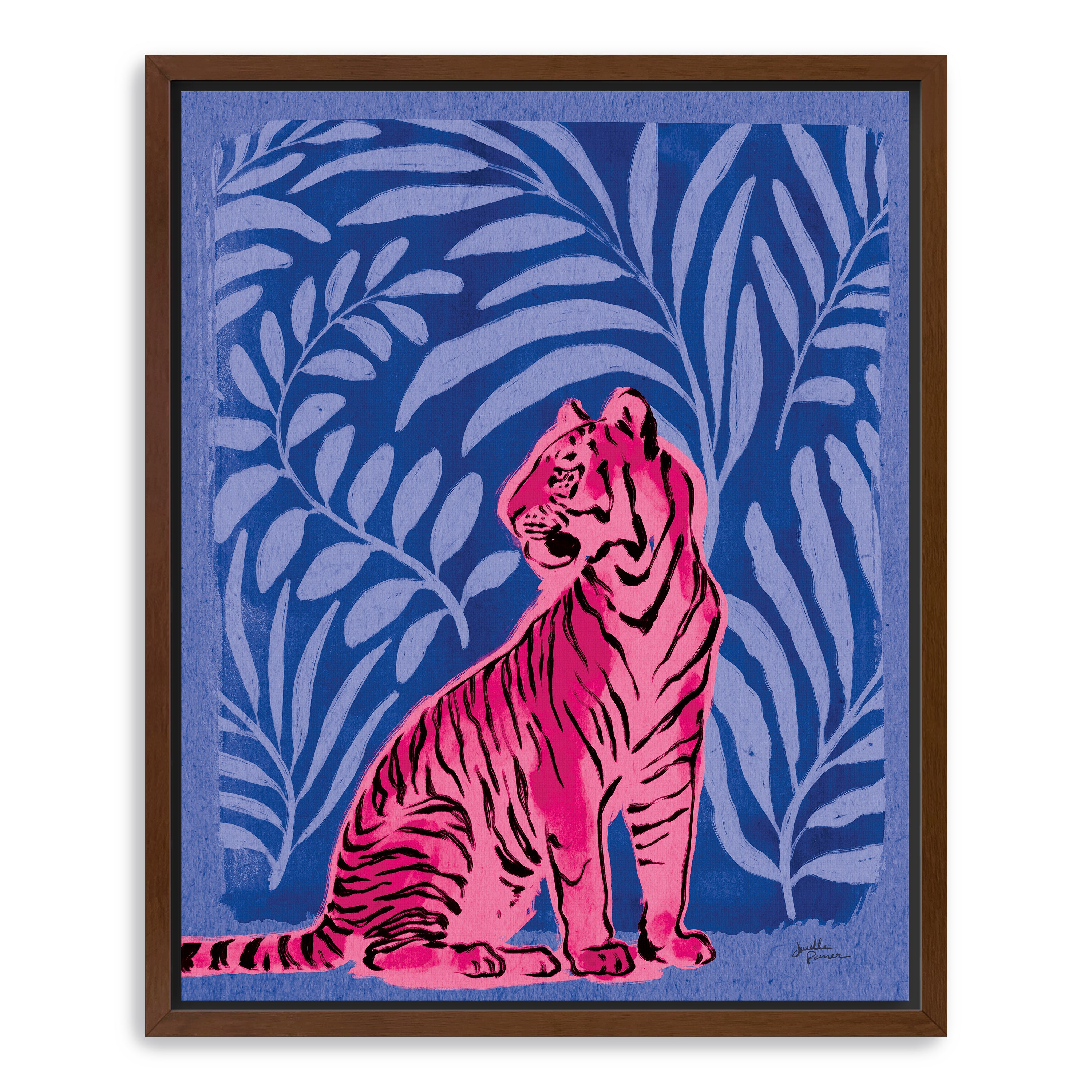 Jungle Cats II Bright Canvas Giclee