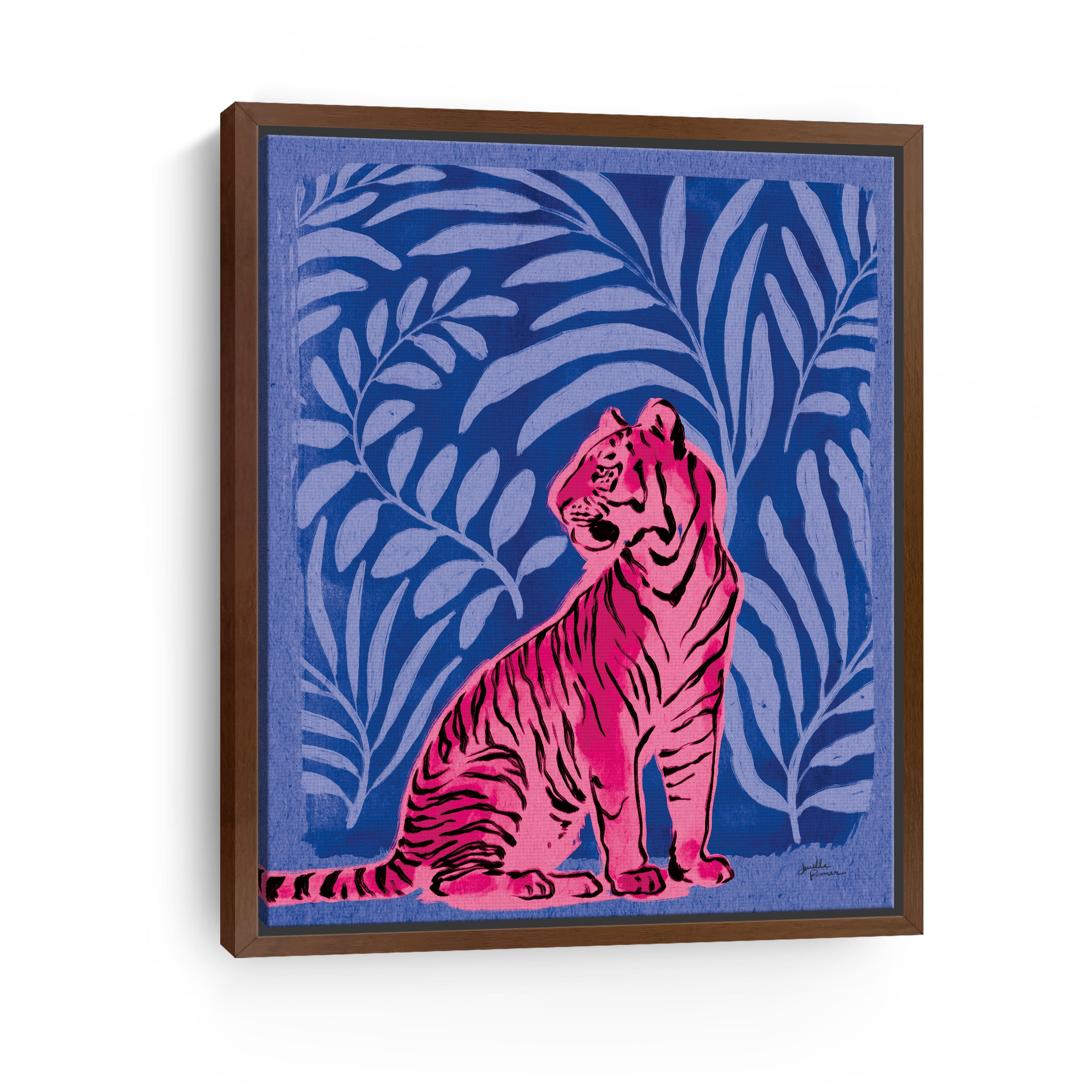 Jungle Cats II Bright Canvas Giclee