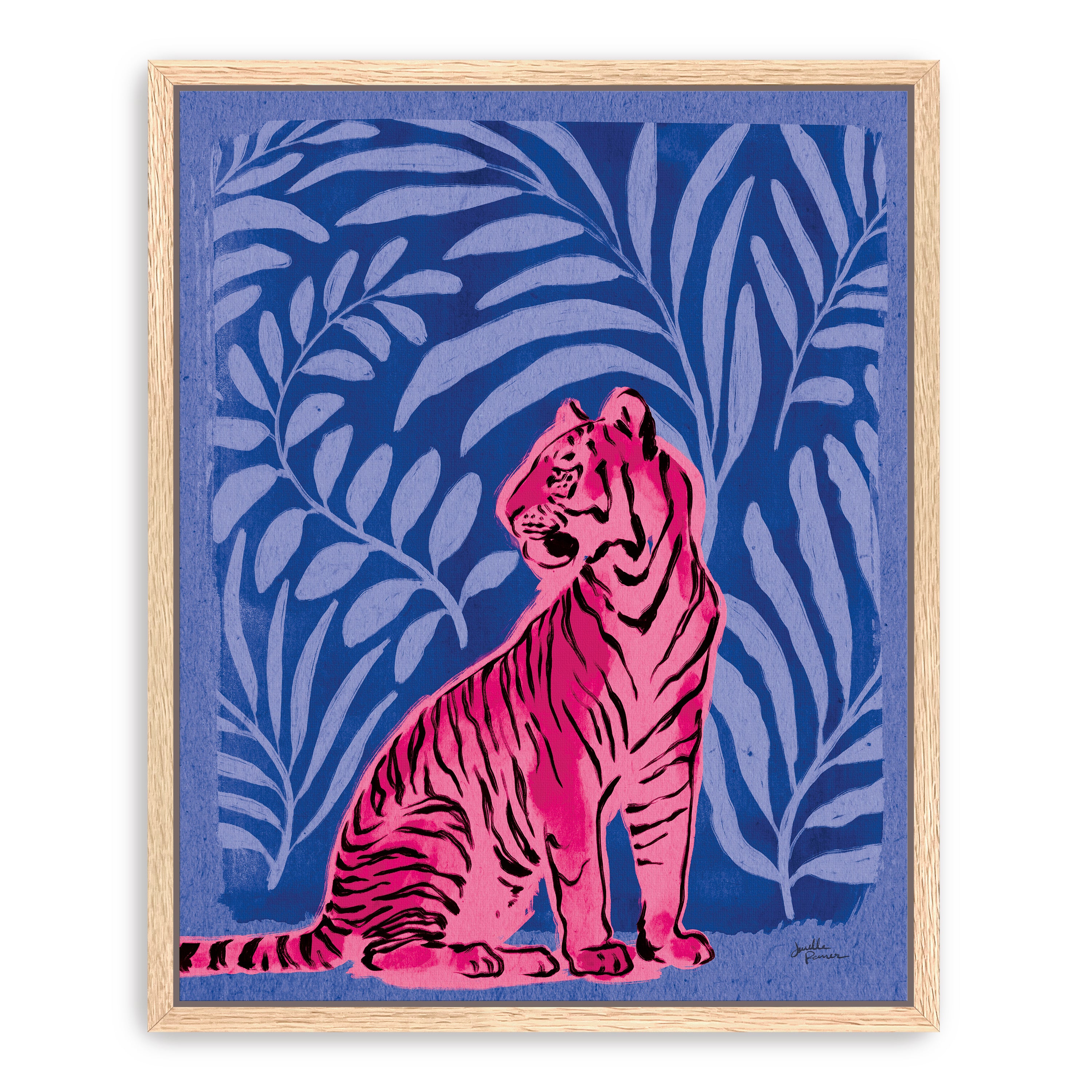 Jungle Cats II Bright Canvas Giclee