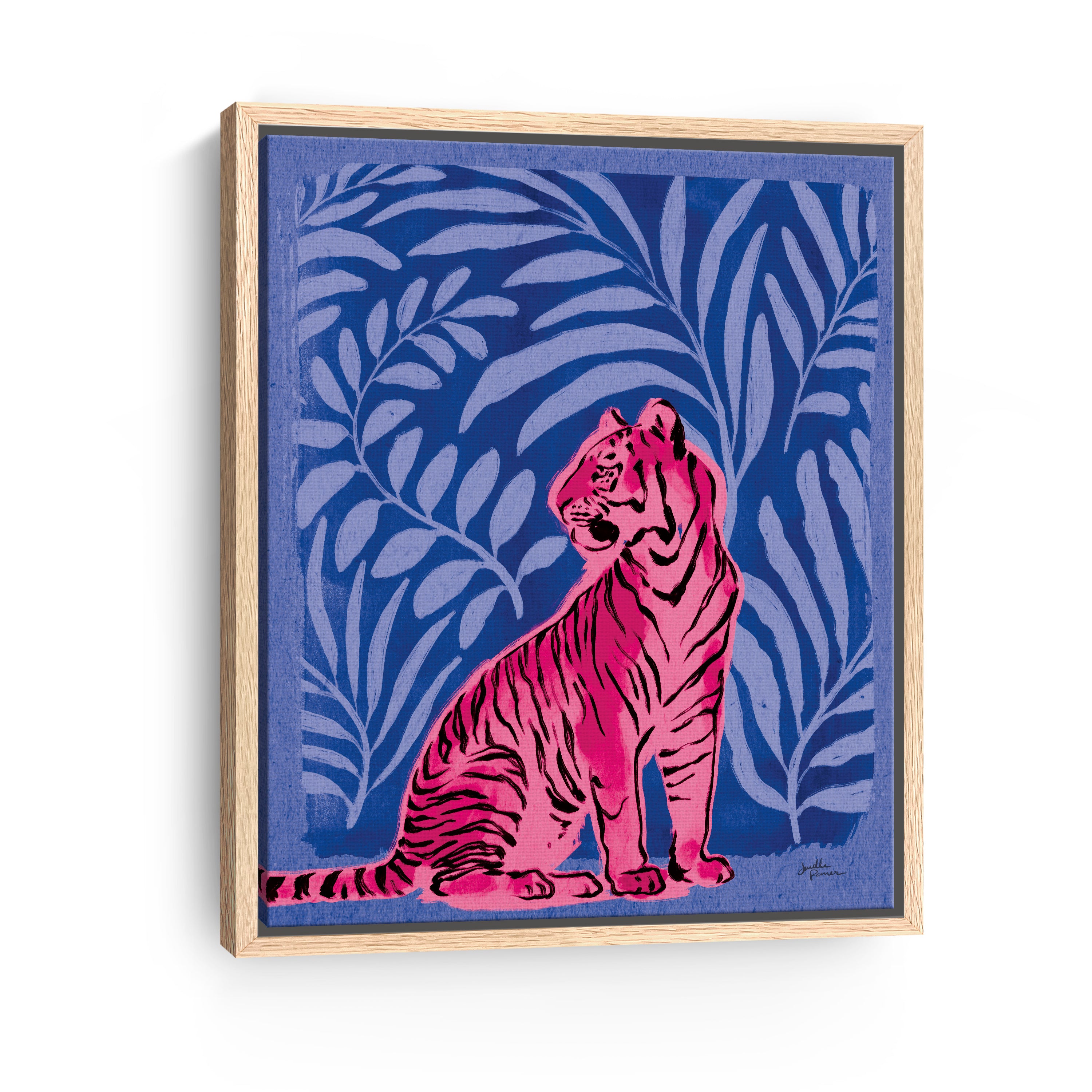 Jungle Cats II Bright Canvas Giclee
