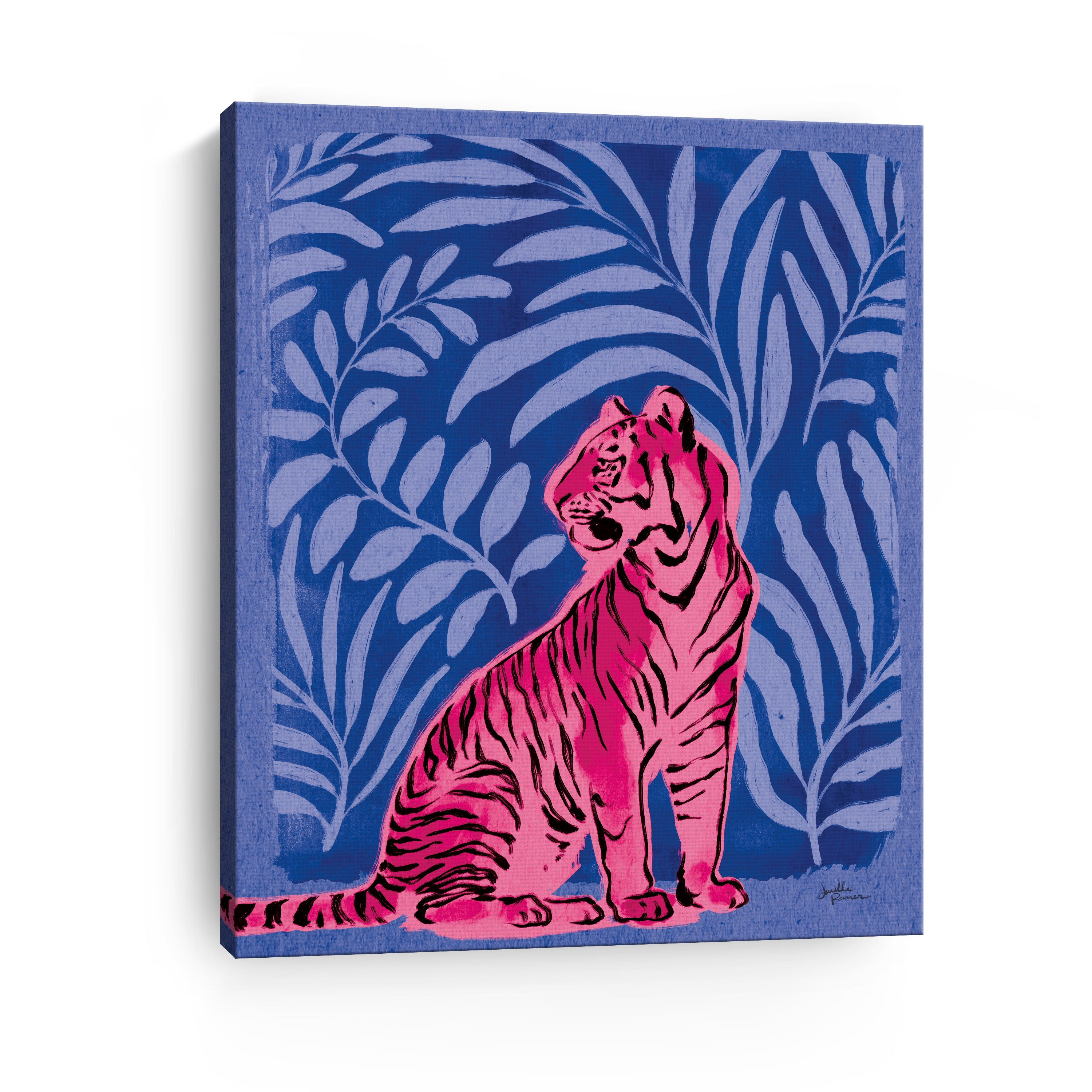 Jungle Cats II Bright Canvas Giclee