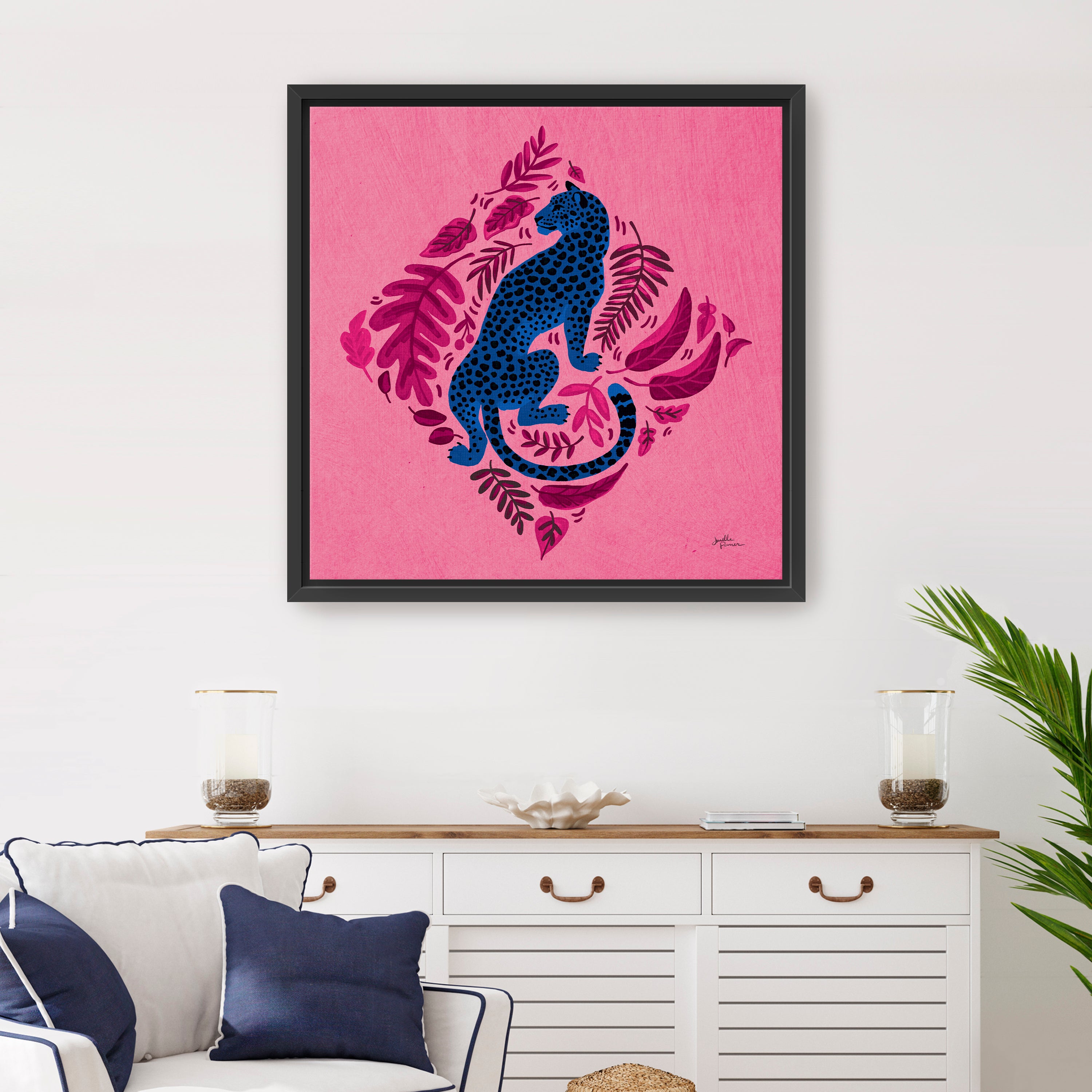 Big Cat Beauty VI Bright Canvas Giclee