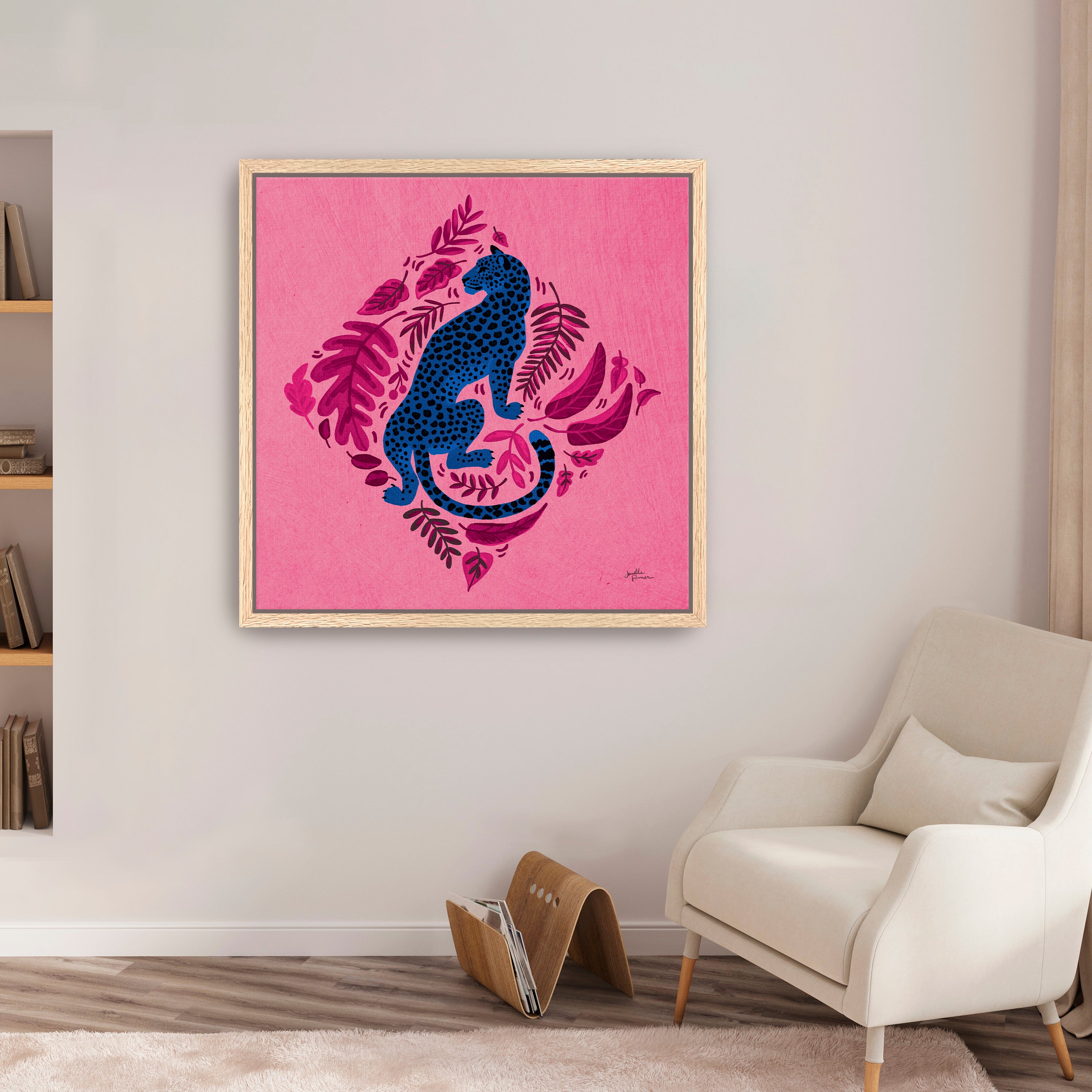 Big Cat Beauty VI Bright Canvas Giclee