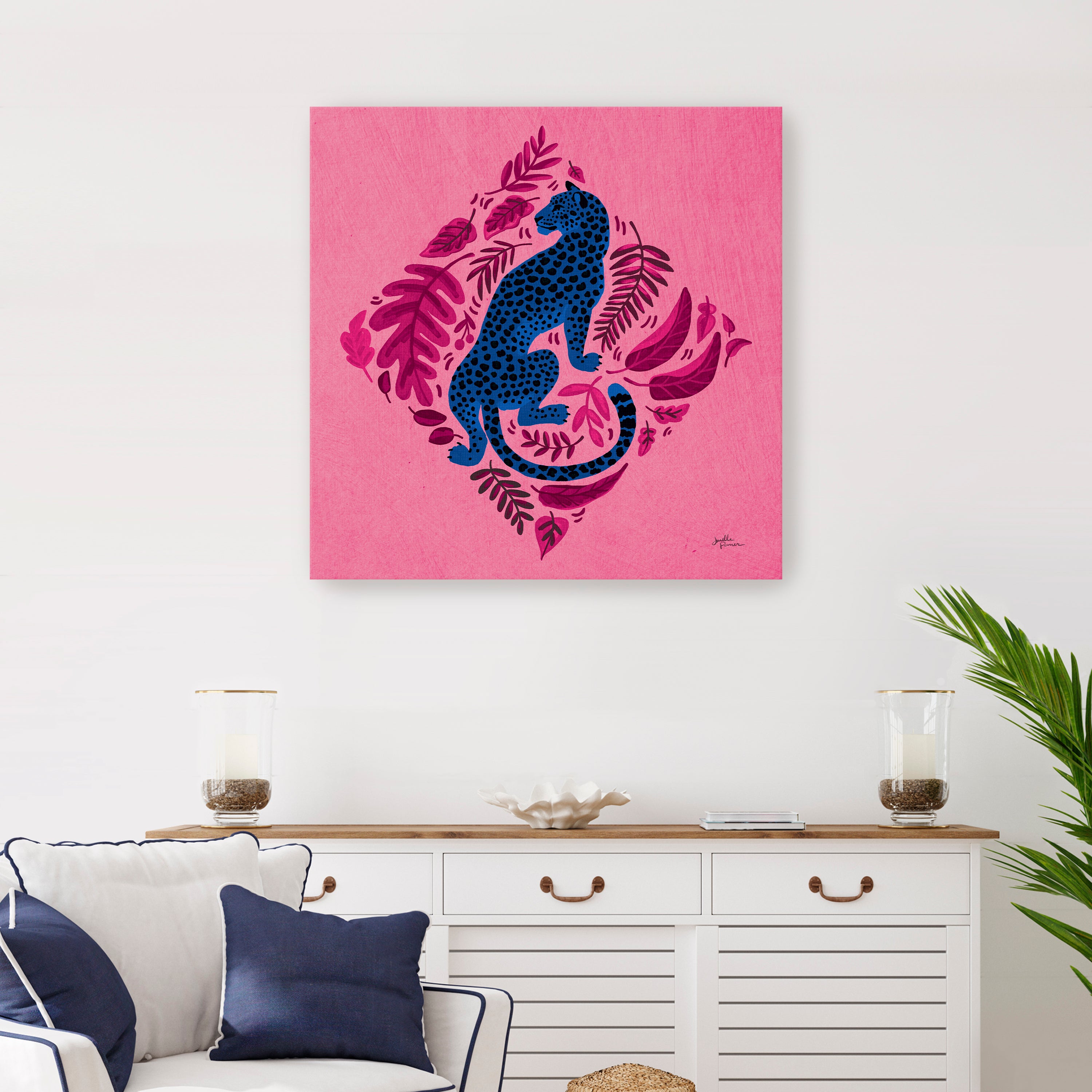 Big Cat Beauty VI Bright Canvas Giclee