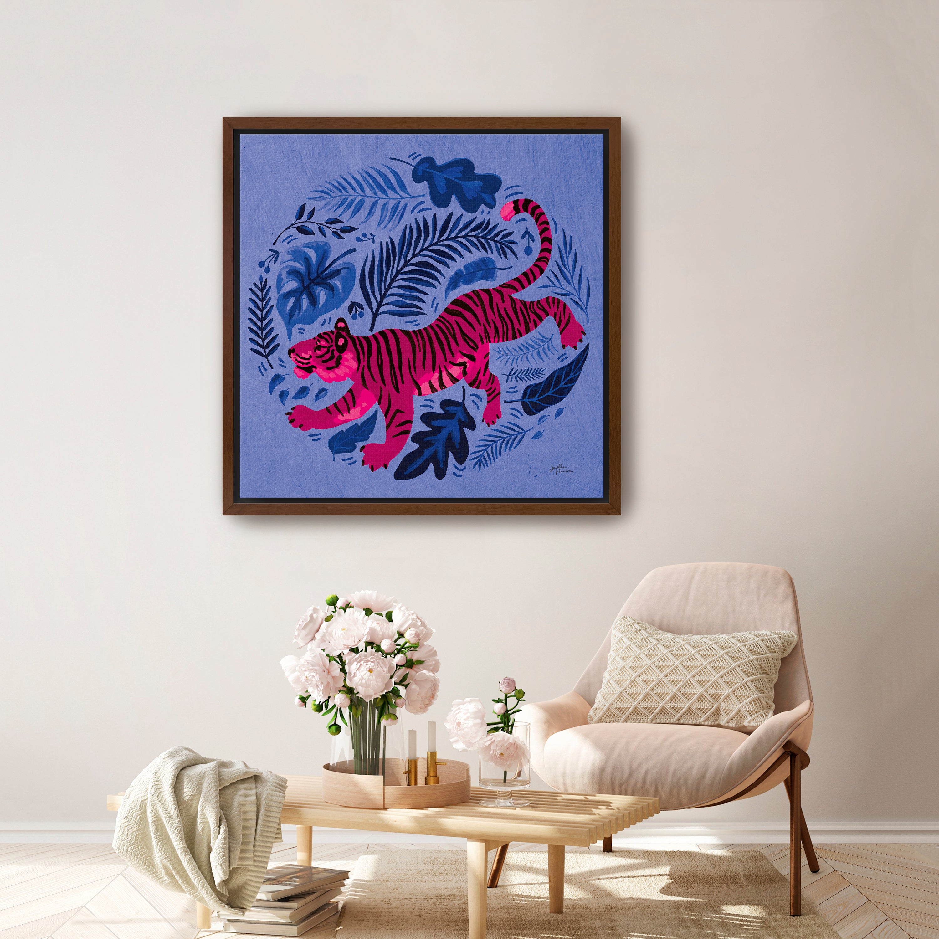 Big Cat Beauty VII Bright Canvas Giclee
