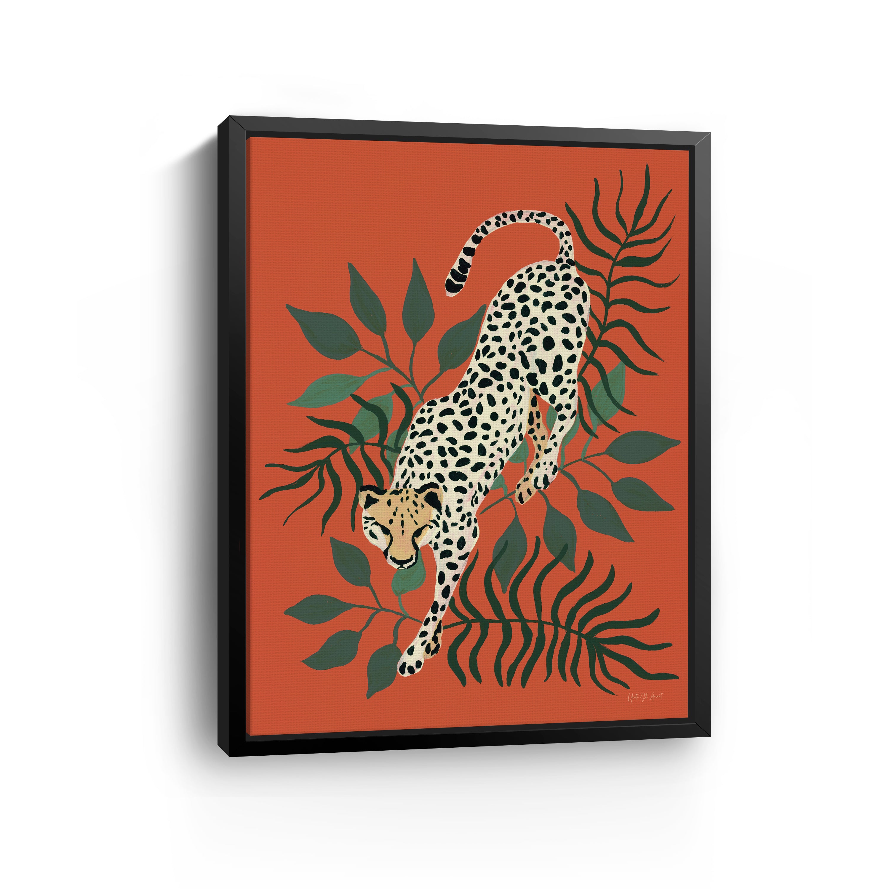 Prowling Cheetah  Canvas Giclee