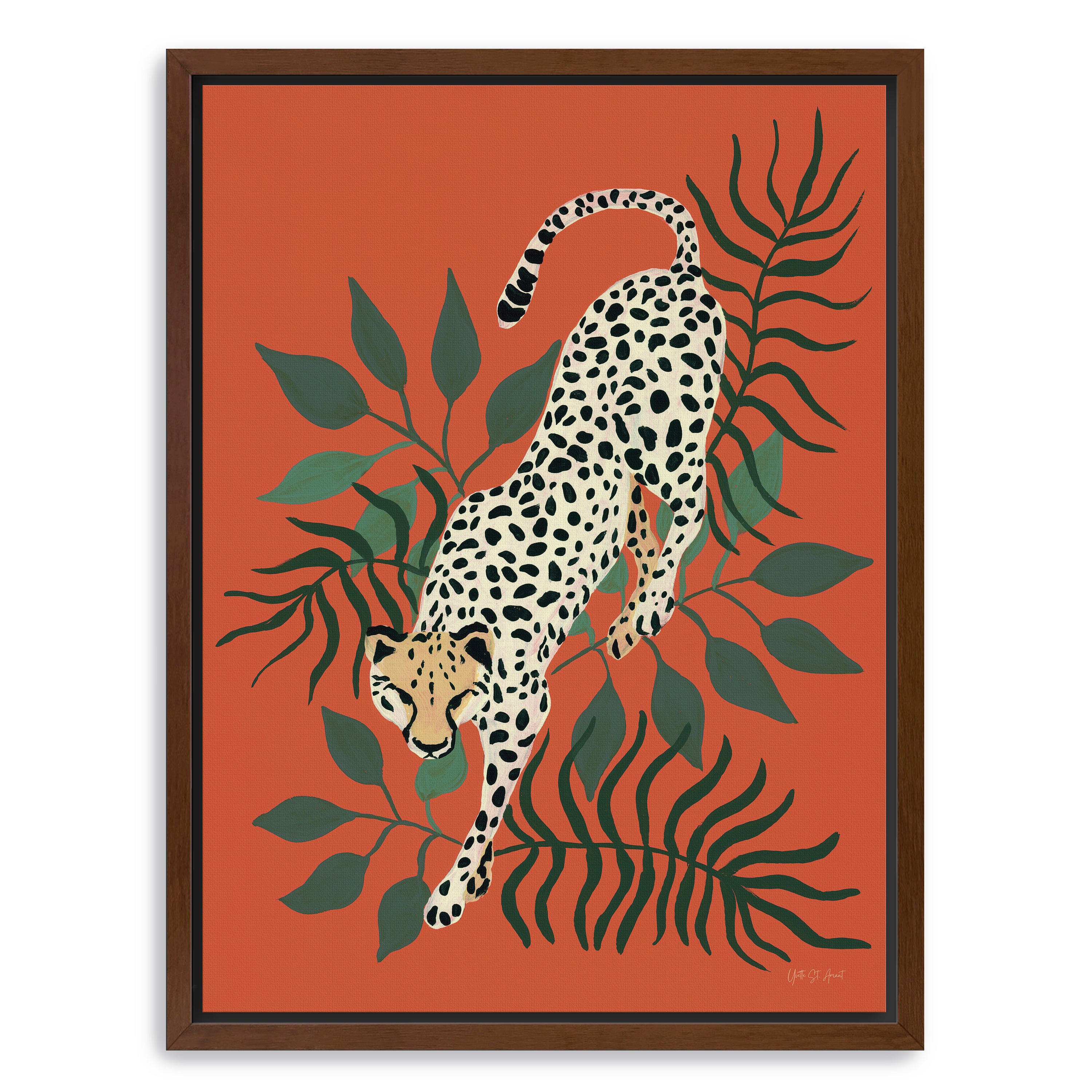 Prowling Cheetah  Canvas Giclee