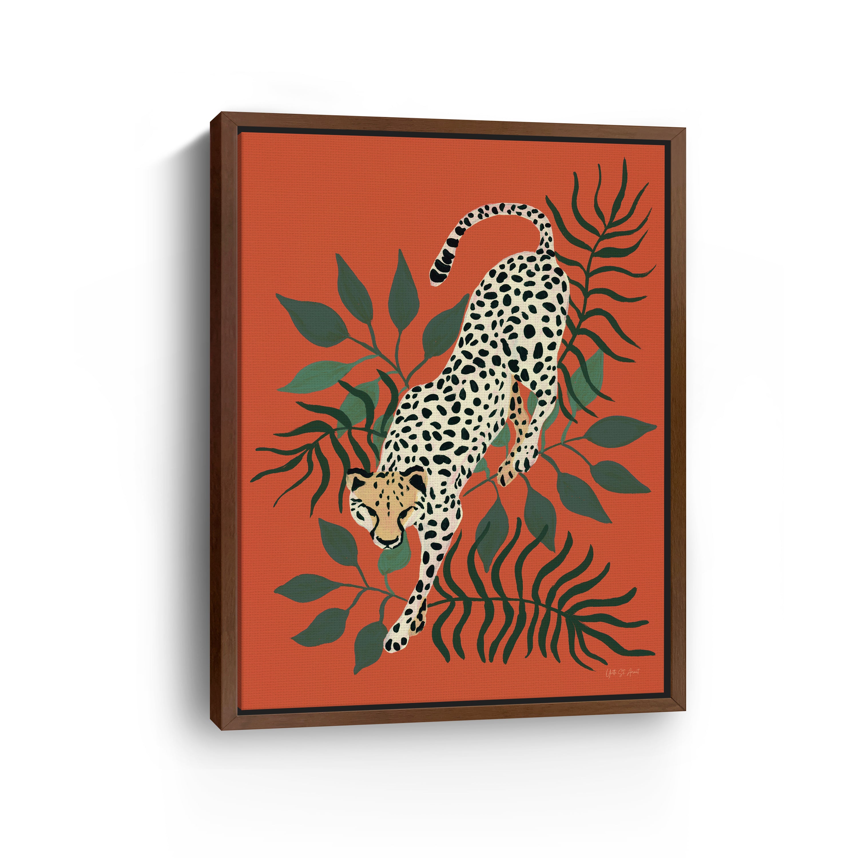 Prowling Cheetah  Canvas Giclee
