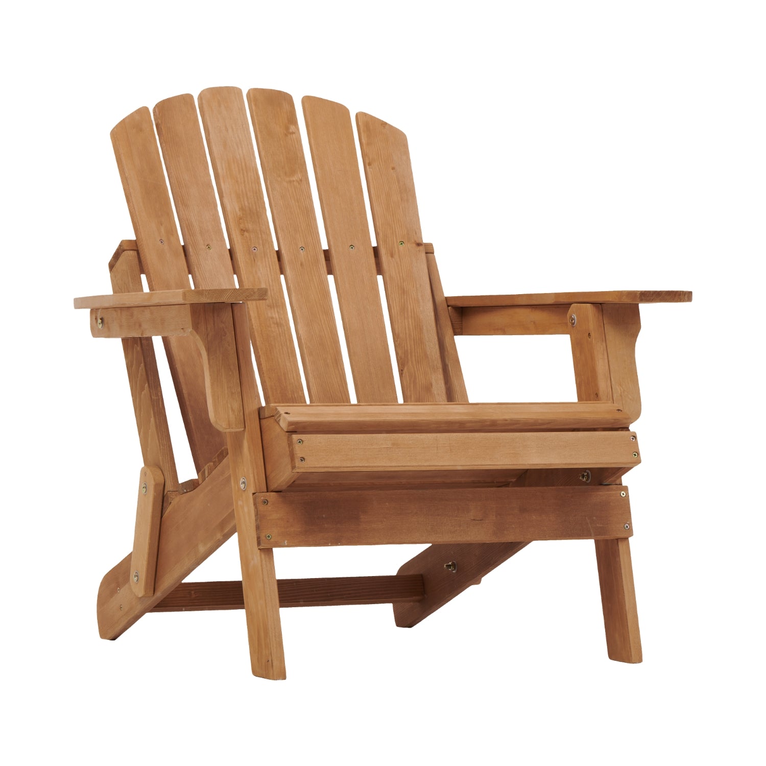 Oversized Wooden Outdoor Folding Adirondack Chair