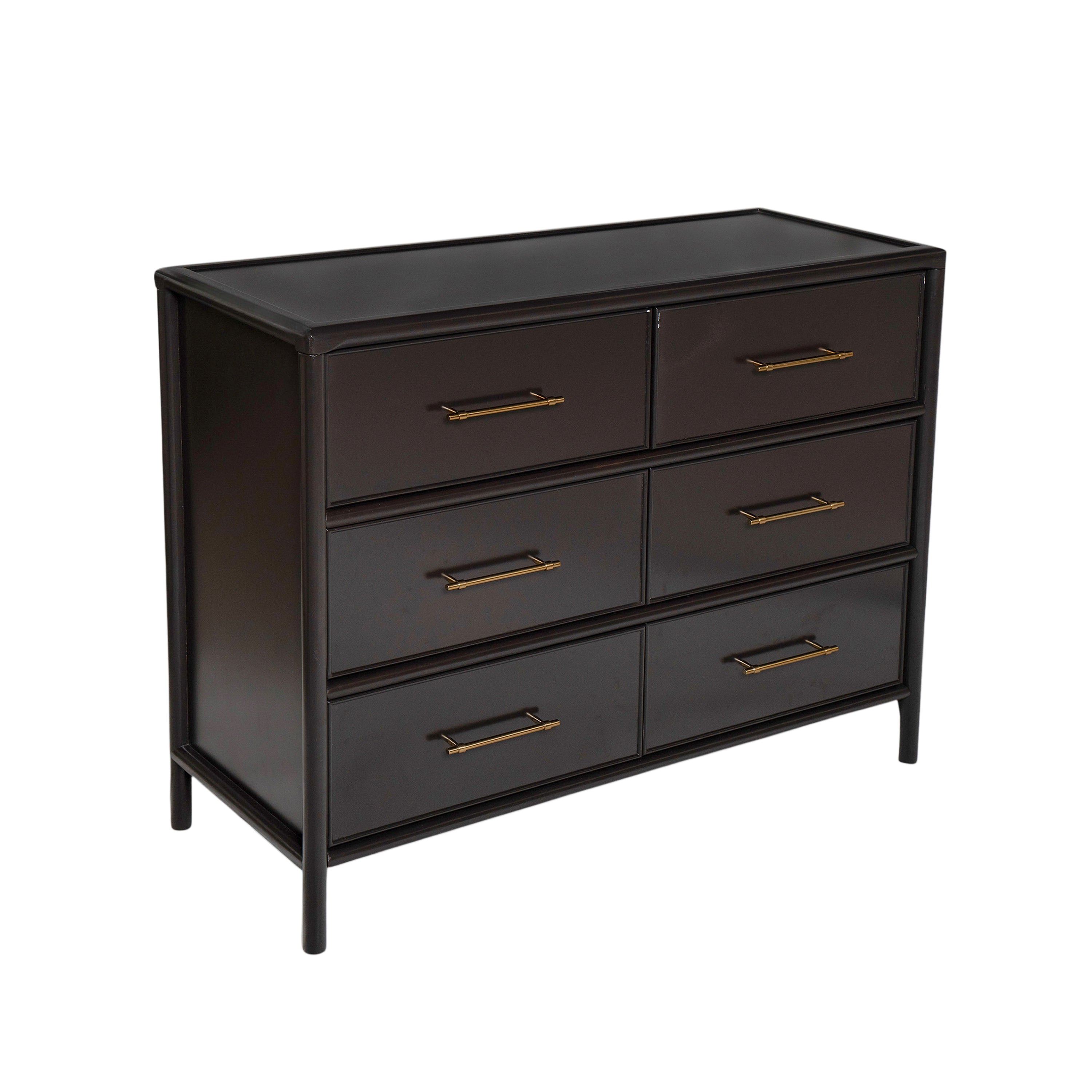 Mid-Century Modern 6-Drawer Storage Drawers