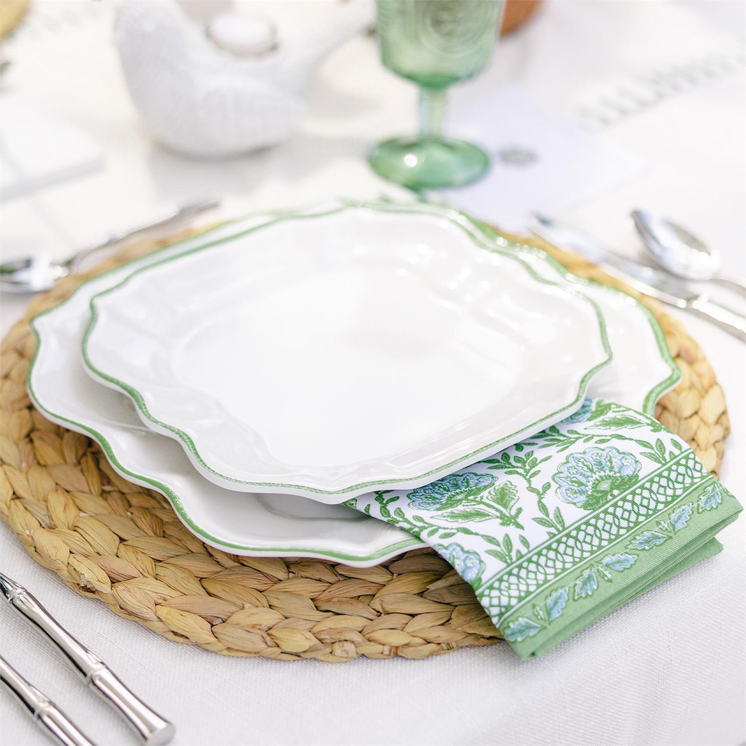 Floral Pattern Napkins, Set of 4