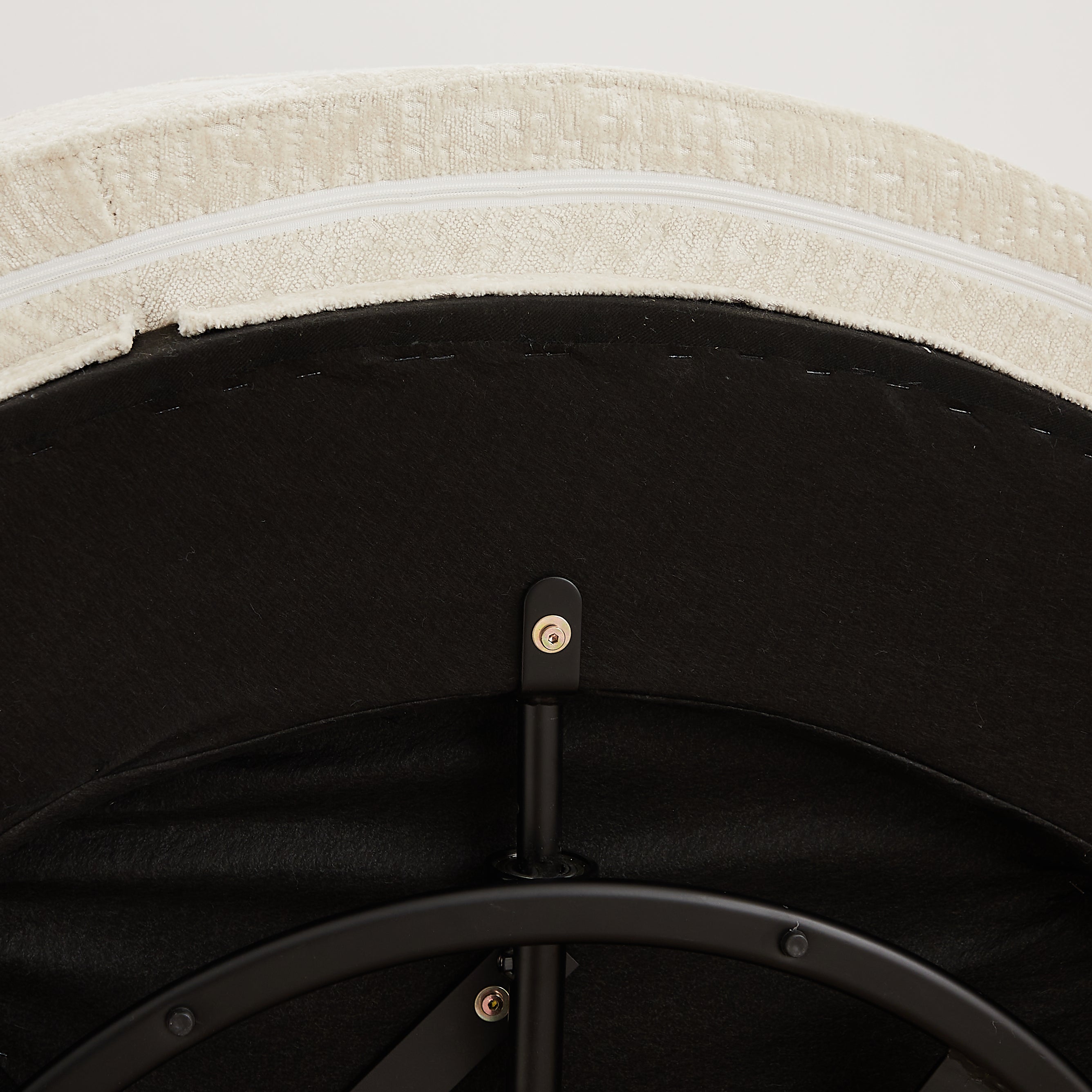 Oversized Chenille Swivel Lounge Chair